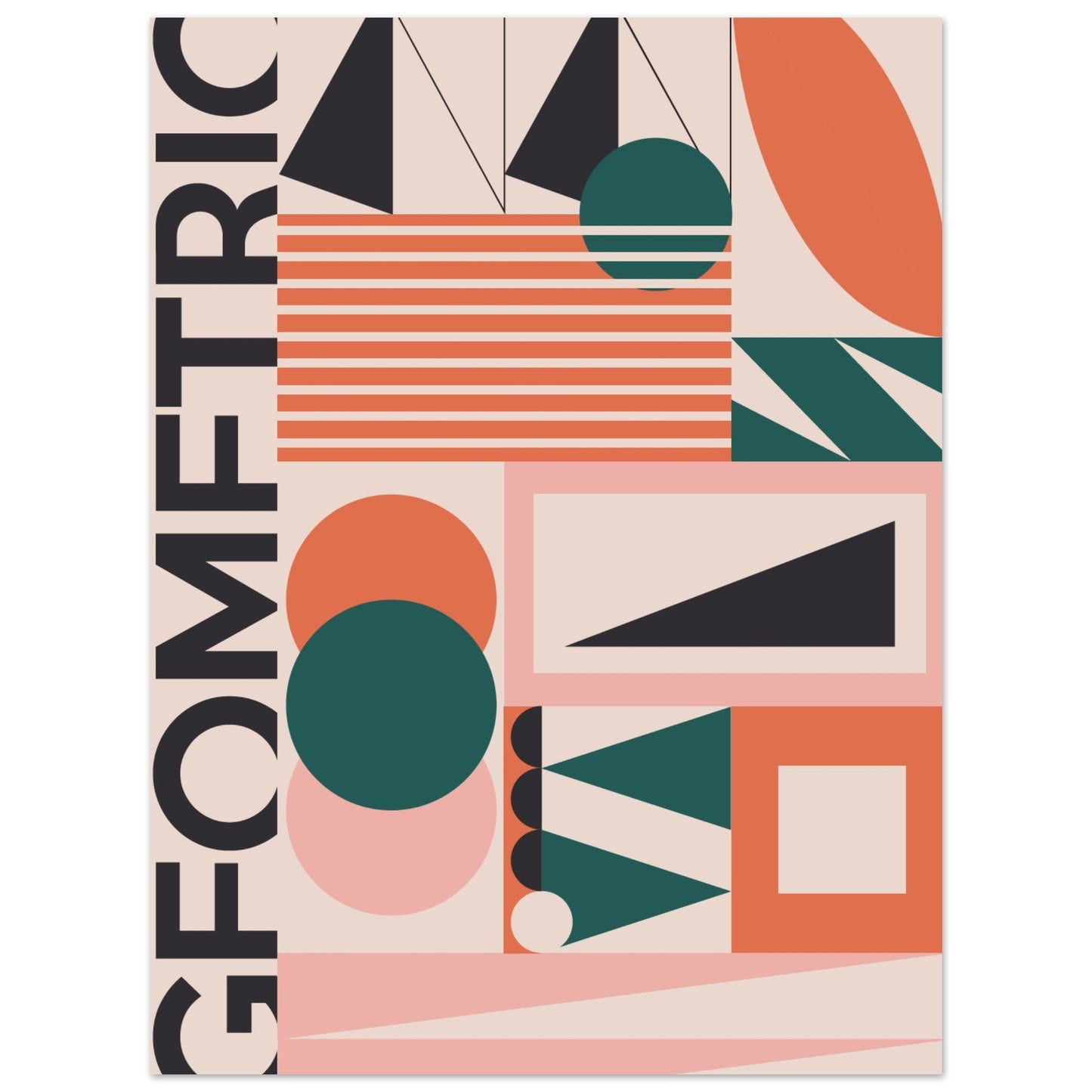 bauhaus - geometric #poster# by ARTEXPRESSO