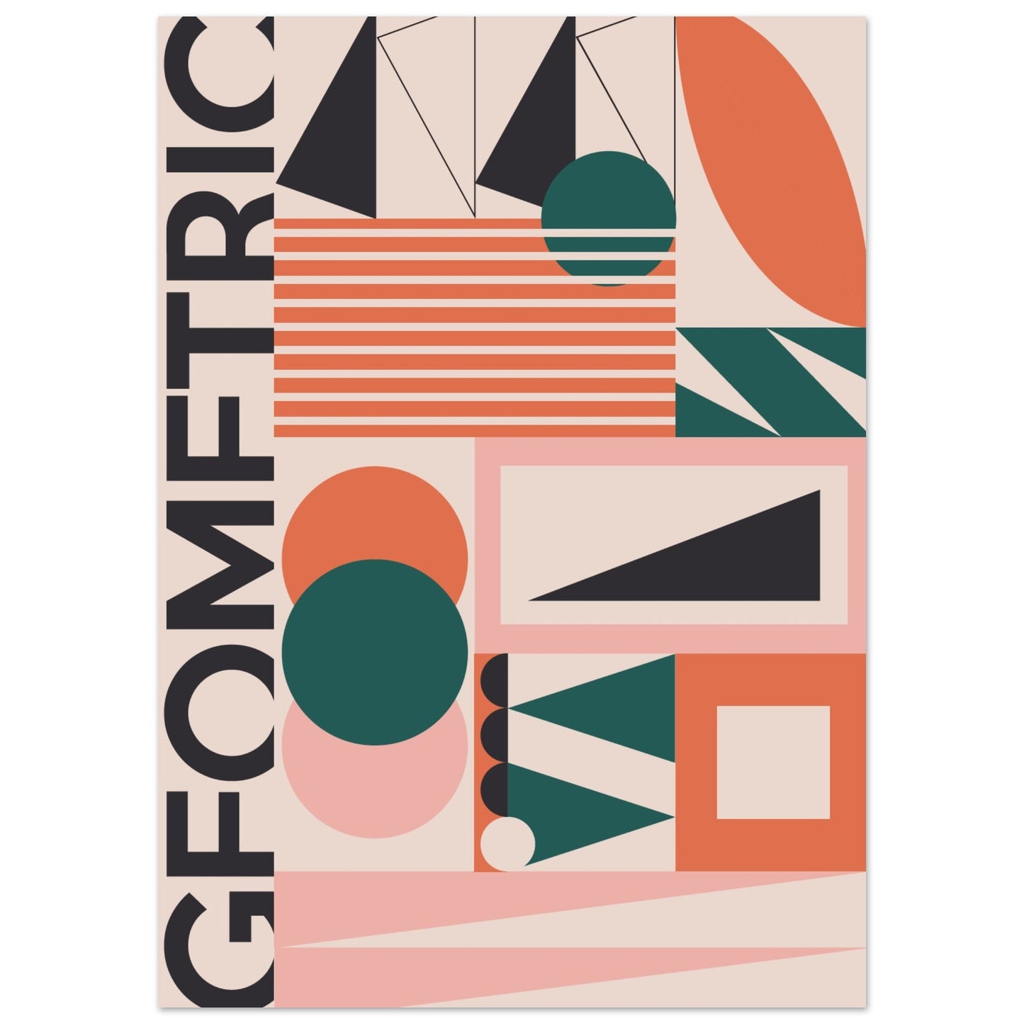 bauhaus - geometric #poster# by ARTEXPRESSO