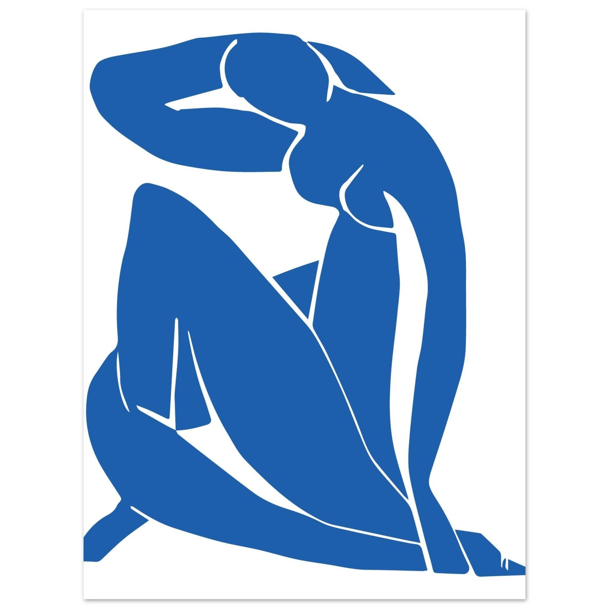 blue nude #poster# by ARTEXPRESSO