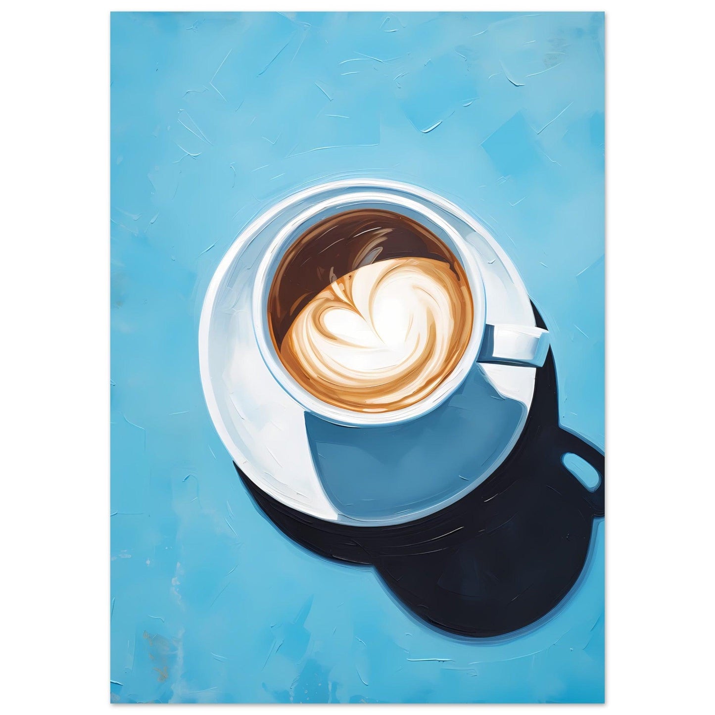 coffee - blue #poster# by ARTEXPRESSO