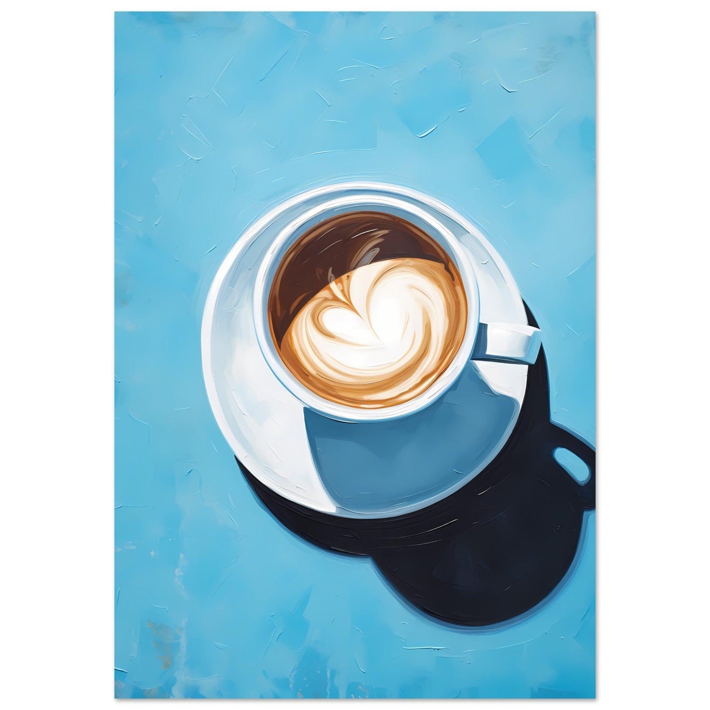 coffee - blue #poster# by ARTEXPRESSO