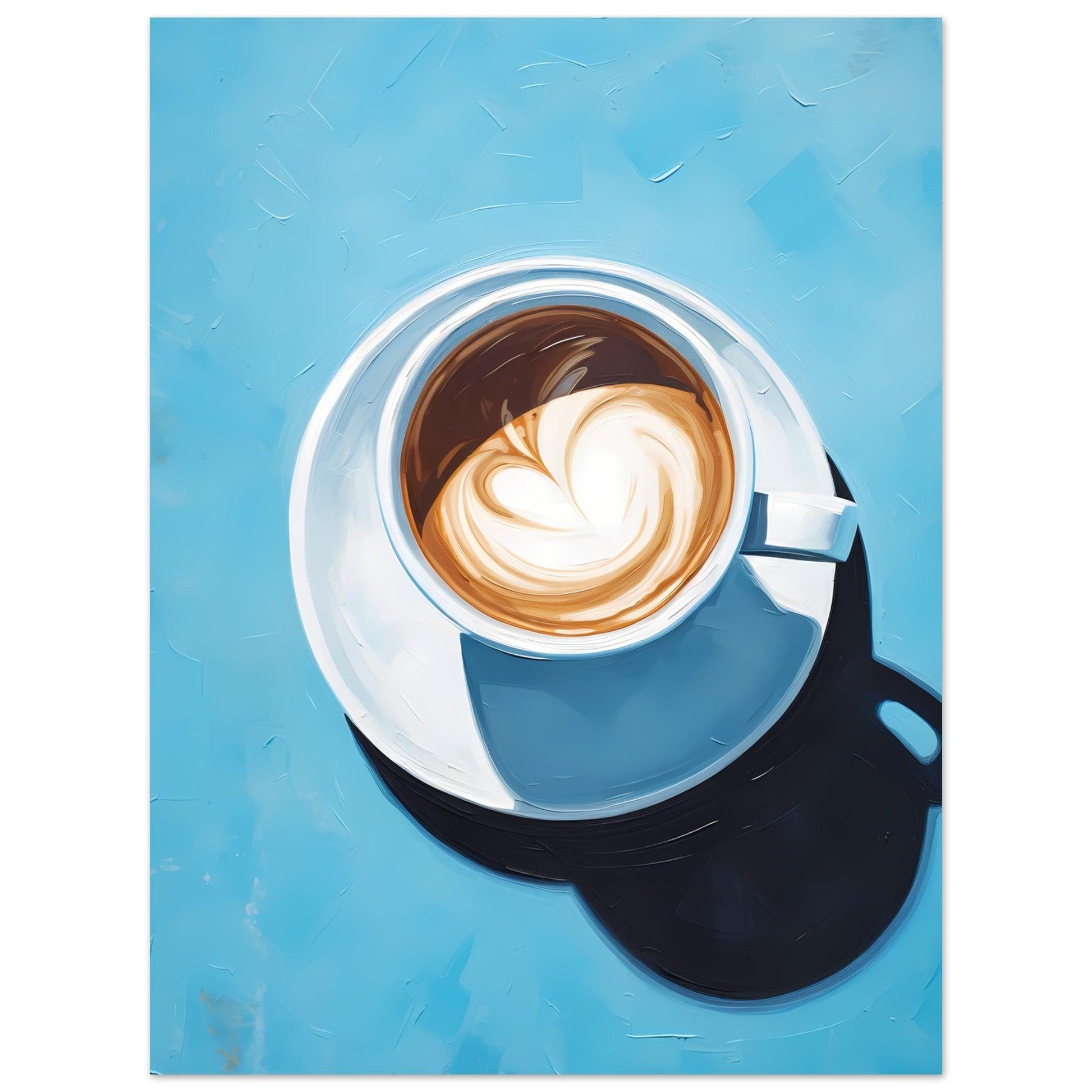 coffee - blue #poster# by ARTEXPRESSO