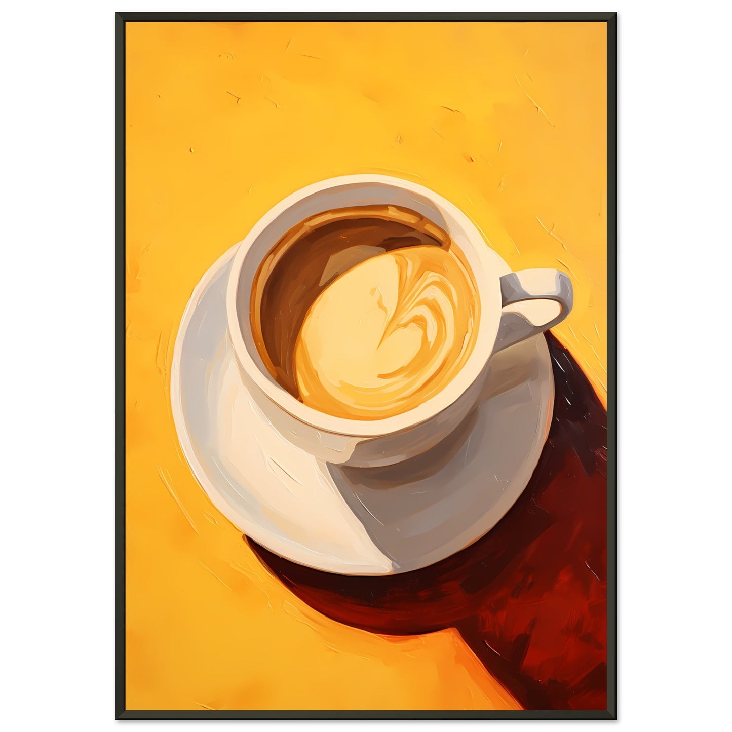 coffee - yellow #poster# by ARTEXPRESSO