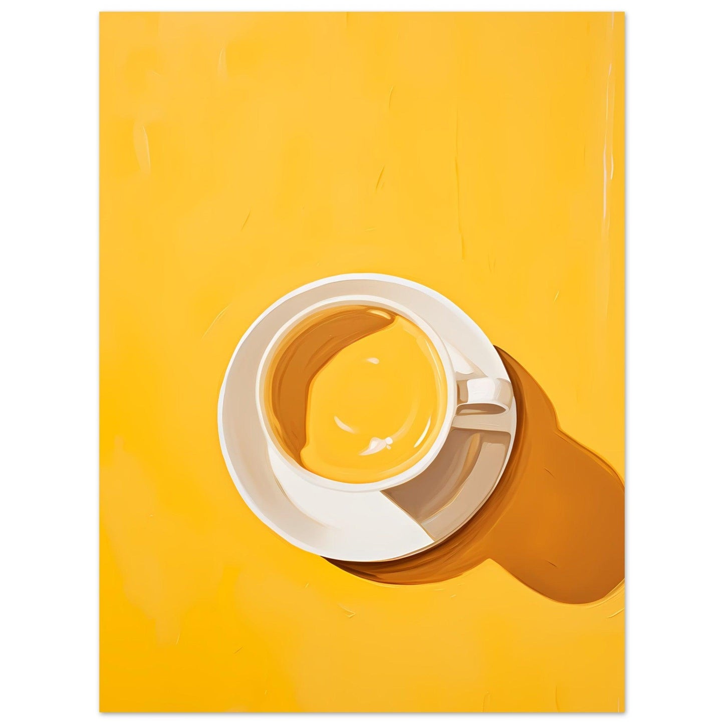 coffee - yellow #poster# by ARTEXPRESSO