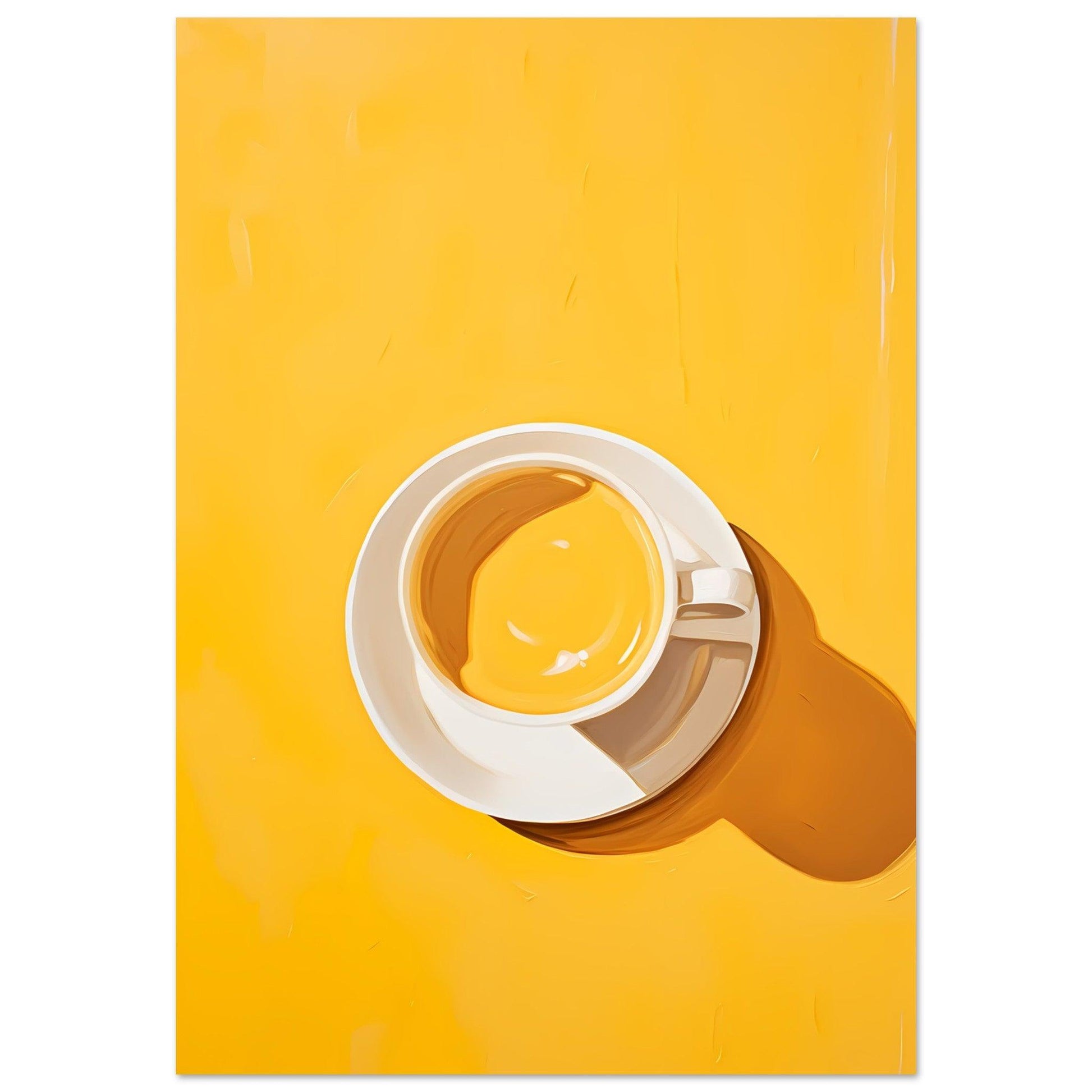 coffee - yellow #poster# by ARTEXPRESSO