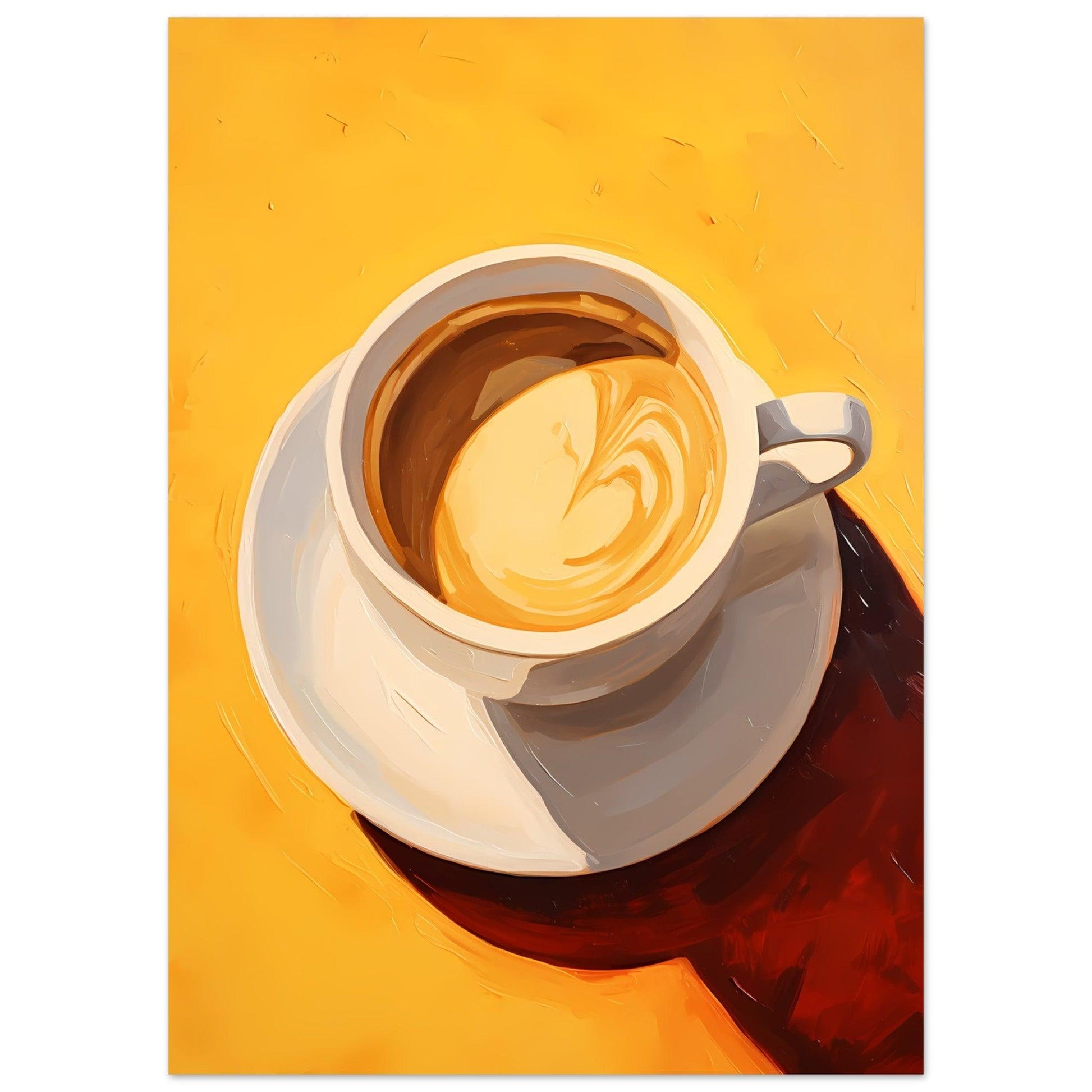 coffee - yellow #poster# by ARTEXPRESSO