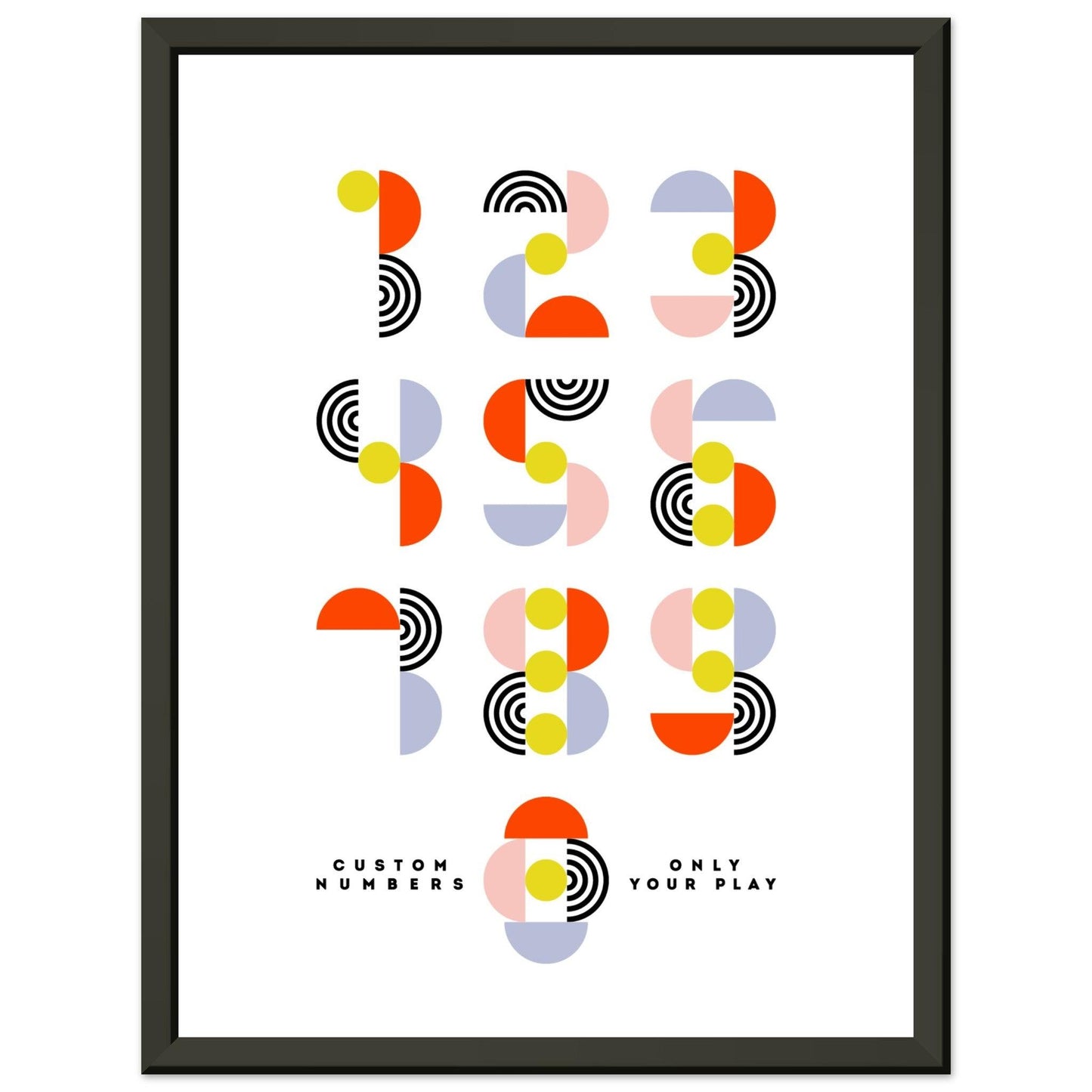 custom numbers 01 #poster# by ARTEXPRESSO