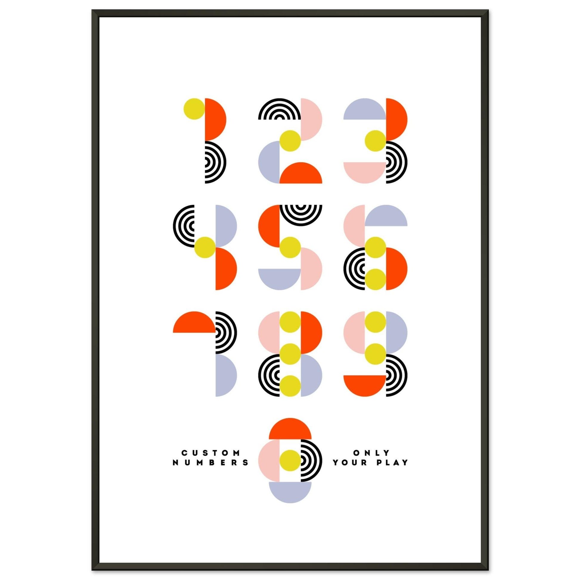 custom numbers 01 #poster# by ARTEXPRESSO