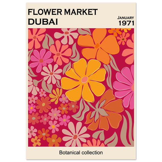 flower market - dubai #poster# by ARTEXPRESSO