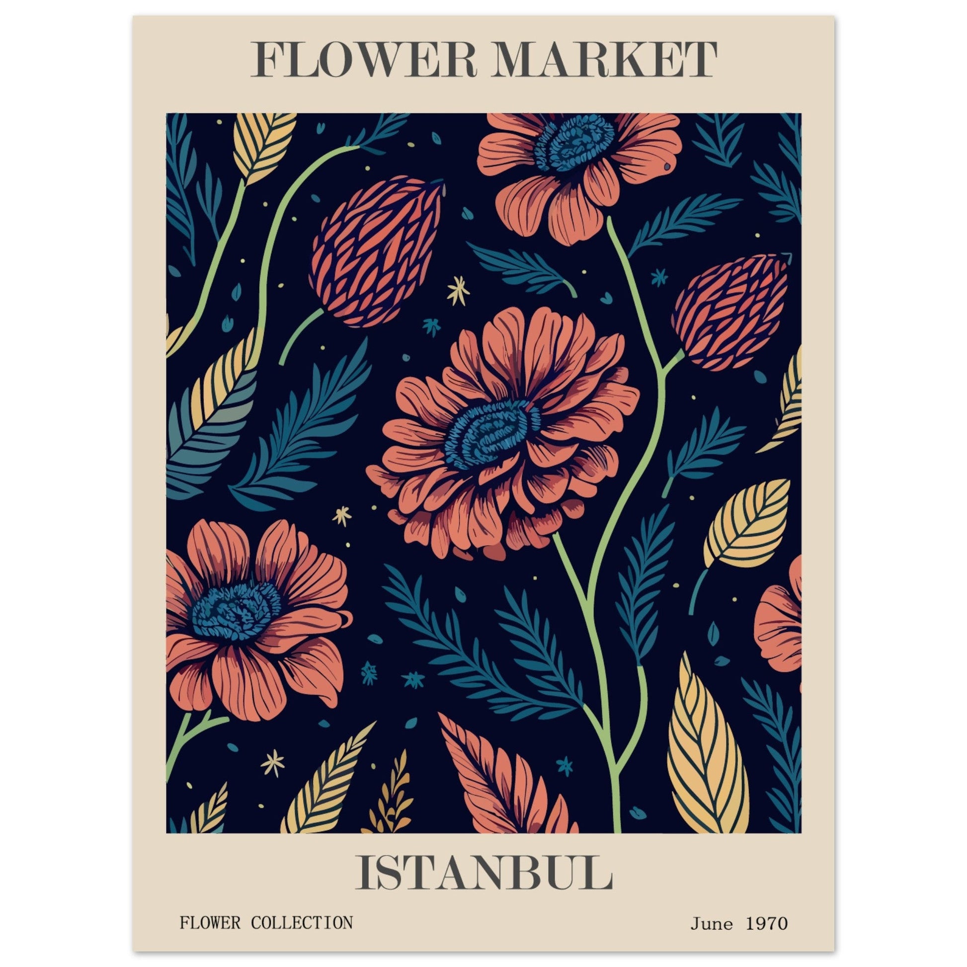 flower market - istanbul #poster# by ARTEXPRESSO