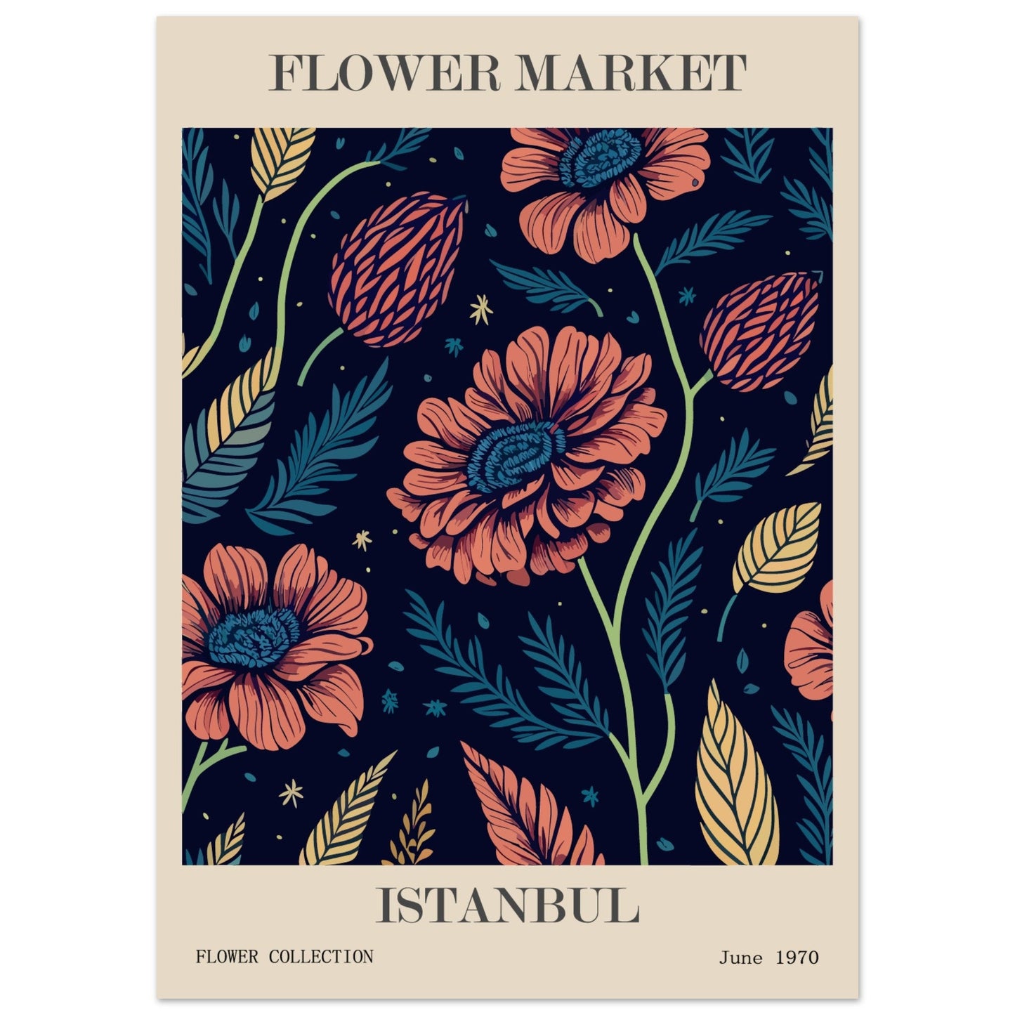 flower market - istanbul #poster# by ARTEXPRESSO