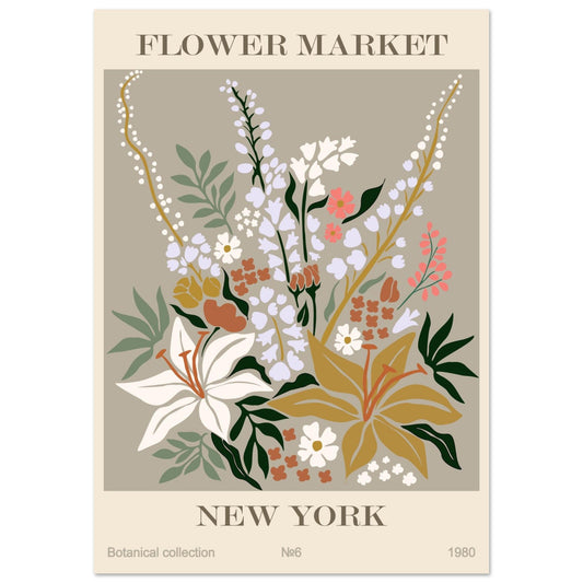 flower market - new york #poster# by ARTEXPRESSO