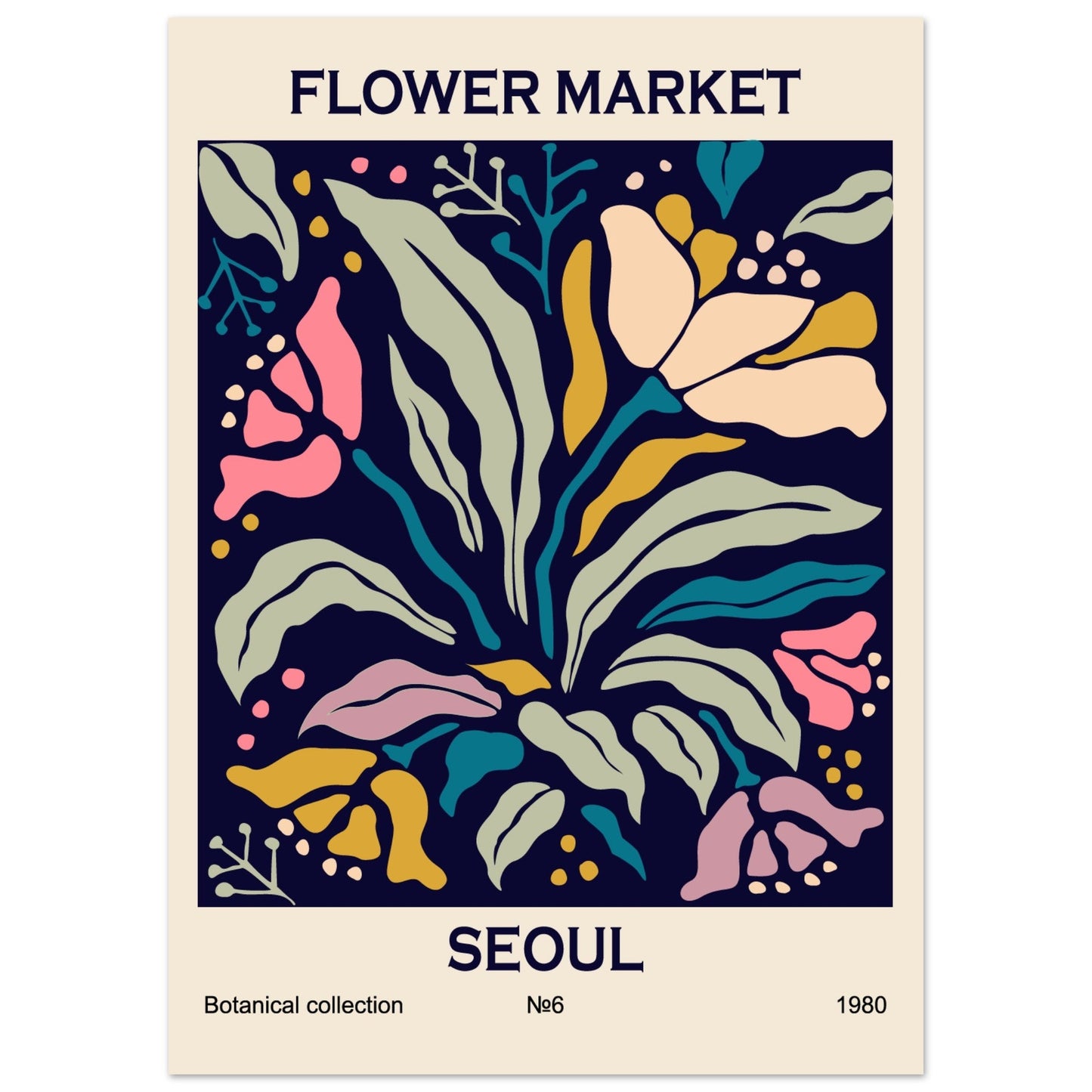 flower market - seoul #poster# by ARTEXPRESSO