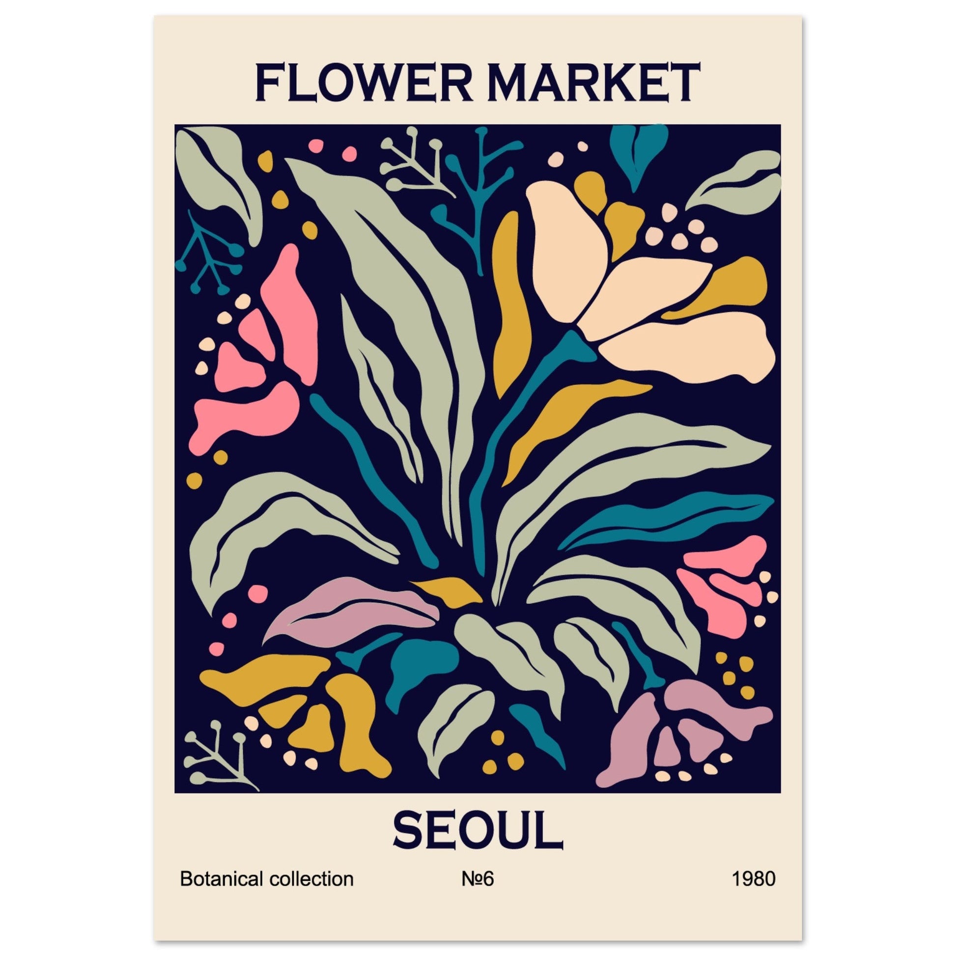 flower market - seoul #poster# by ARTEXPRESSO