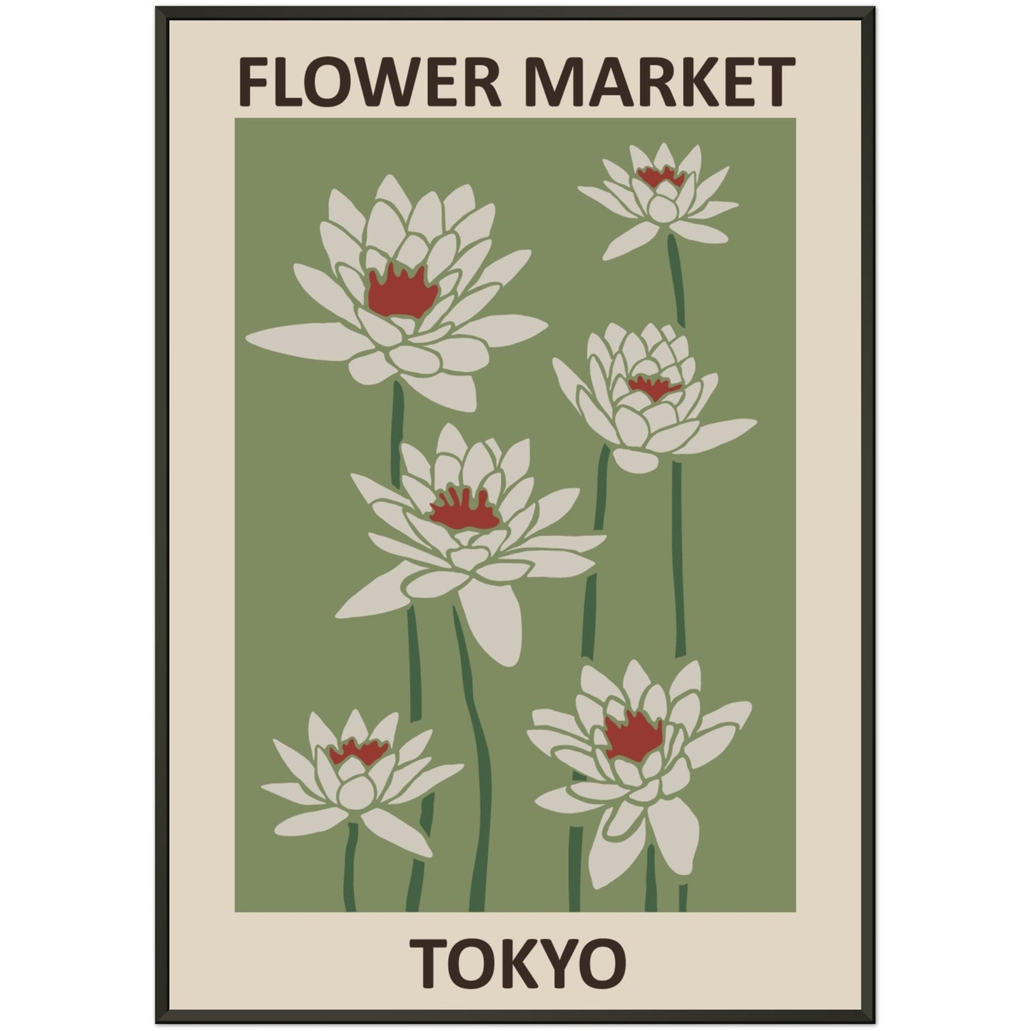 flower market - tokyo #poster# by ARTEXPRESSO