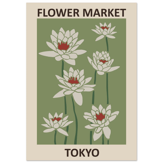 flower market - tokyo #poster# by ARTEXPRESSO