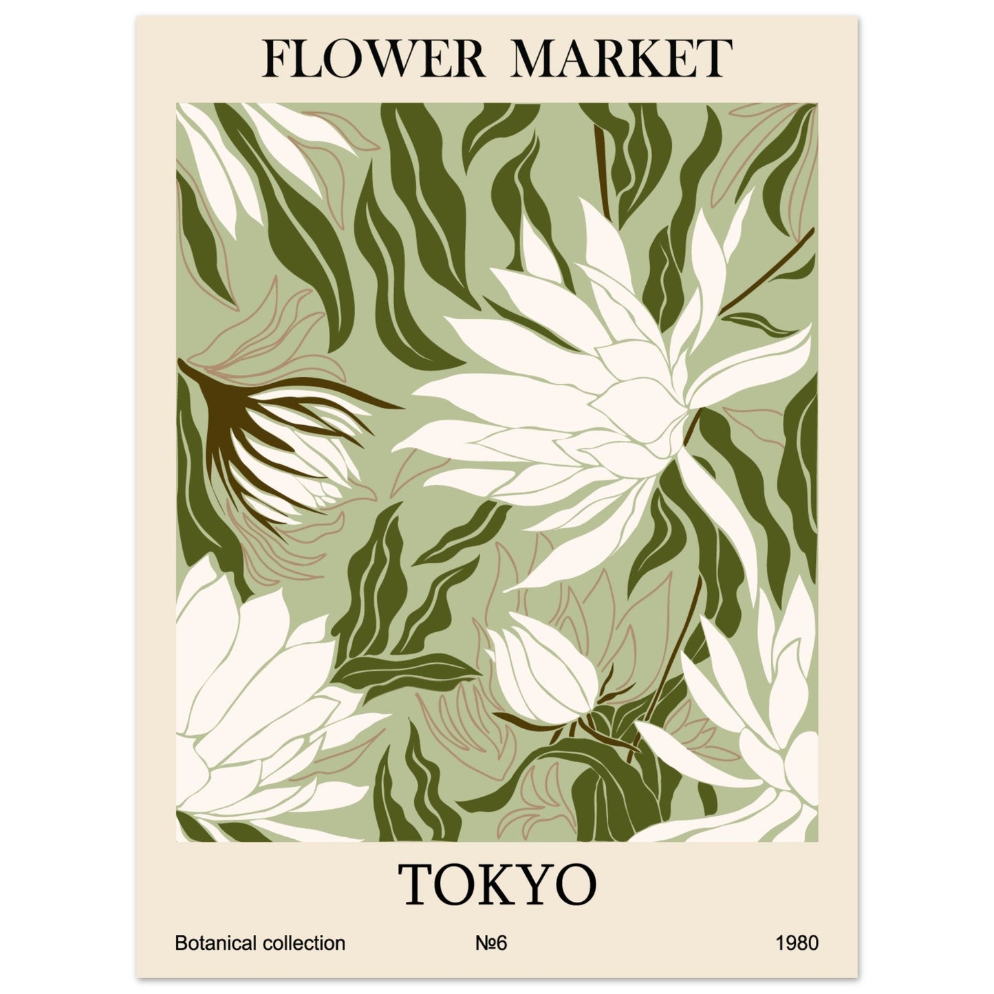 flower market - tokyo #poster# by ARTEXPRESSO