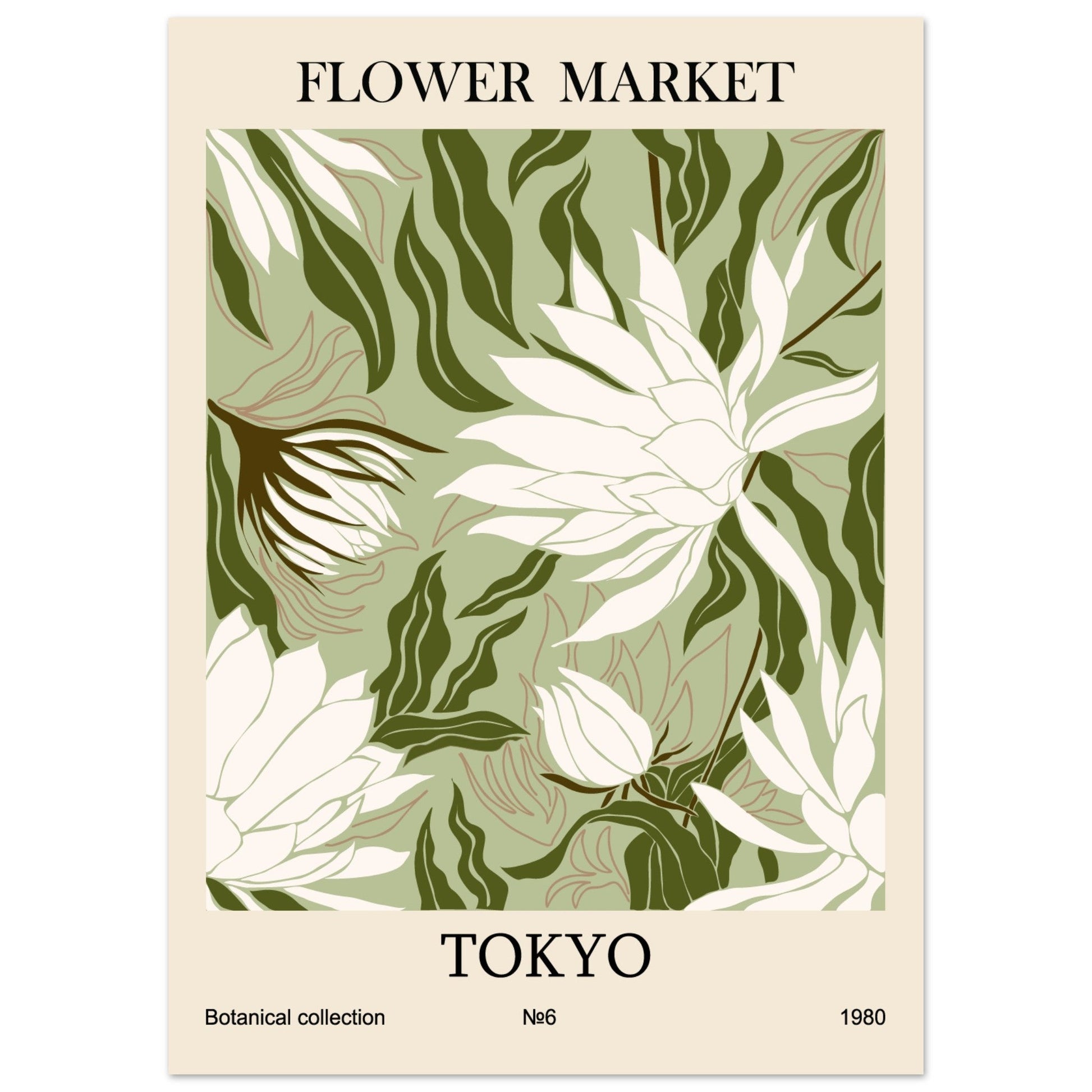 flower market - tokyo #poster# by ARTEXPRESSO