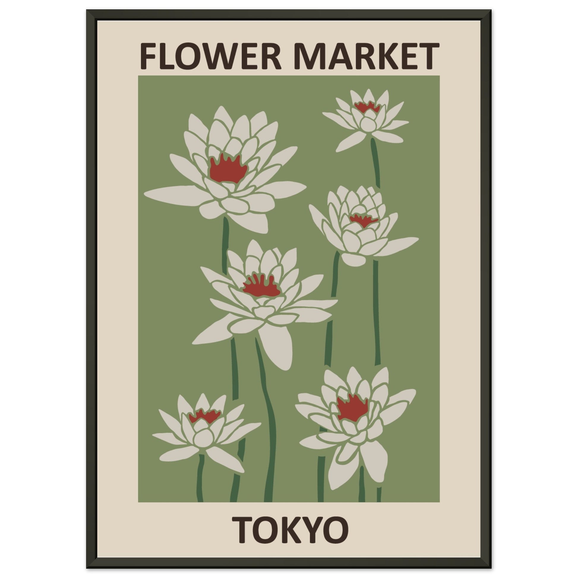 flower market - tokyo #poster# by ARTEXPRESSO