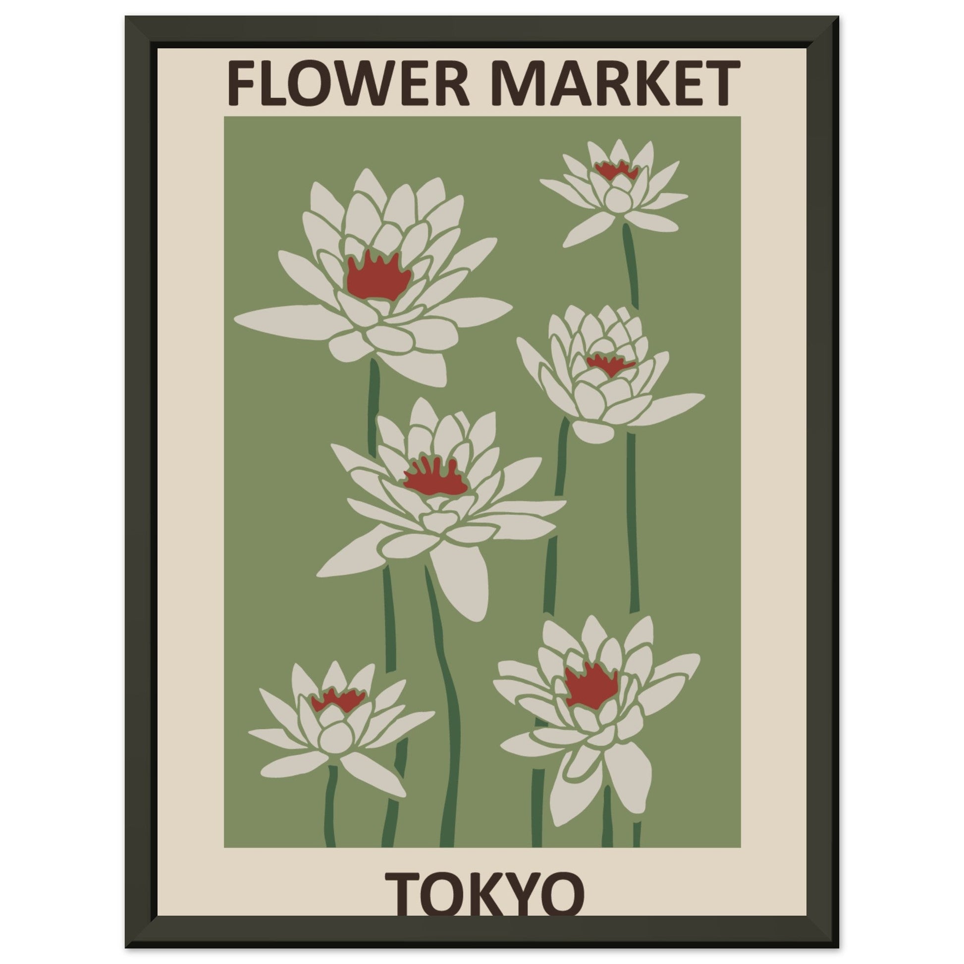 flower market - tokyo #poster# by ARTEXPRESSO