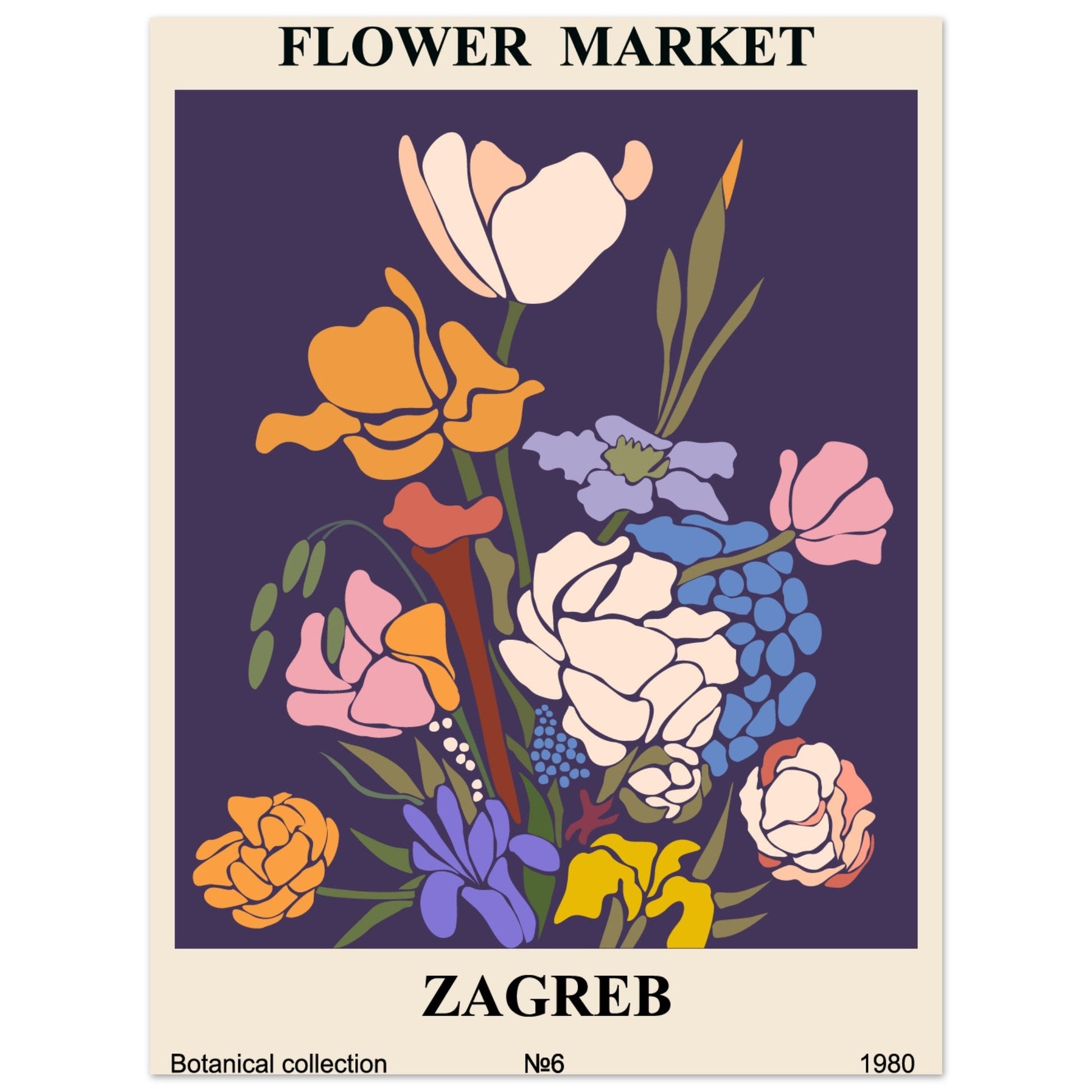 flower market - zagreb #poster# by ARTEXPRESSO