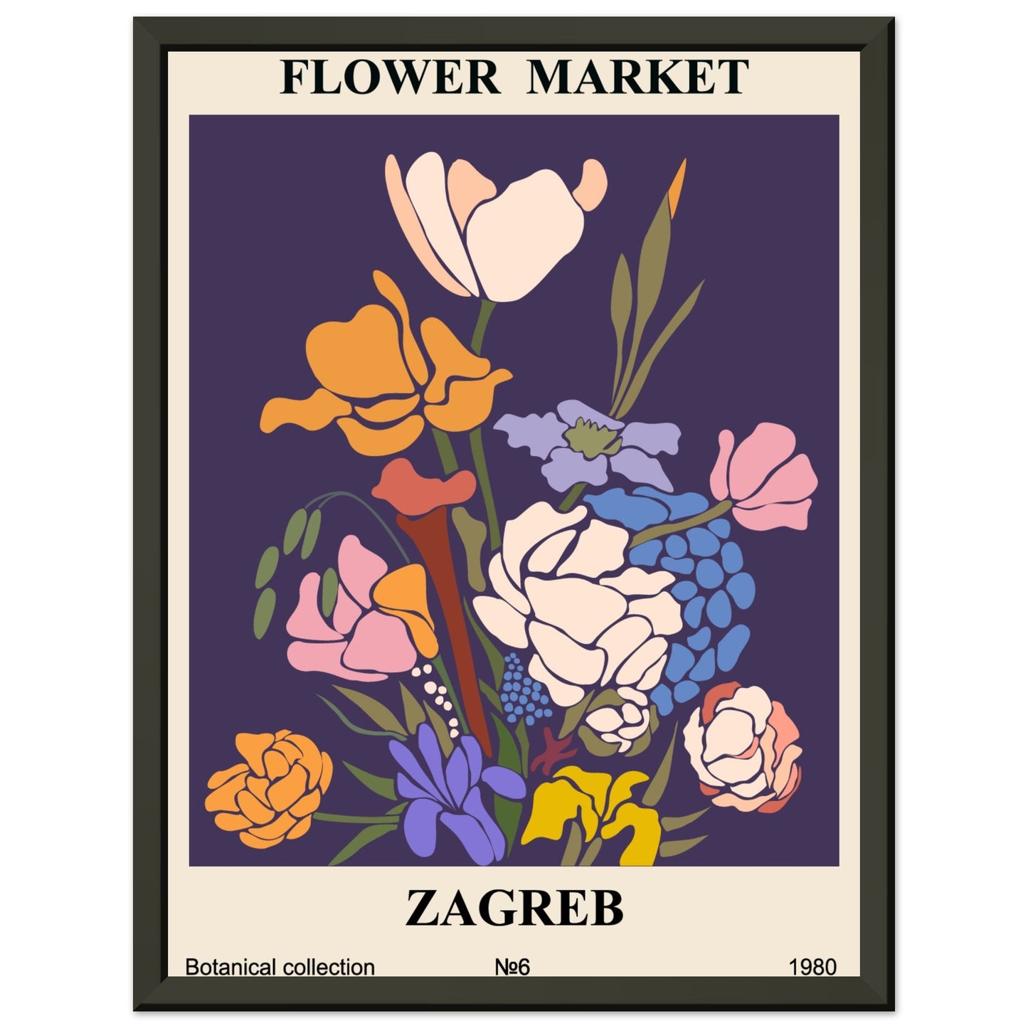 flower market - zagreb #poster# by ARTEXPRESSO