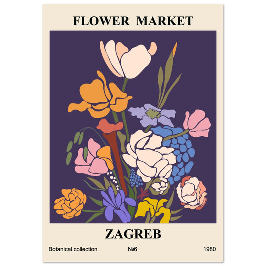 flower market - zagreb #poster# by ARTEXPRESSO