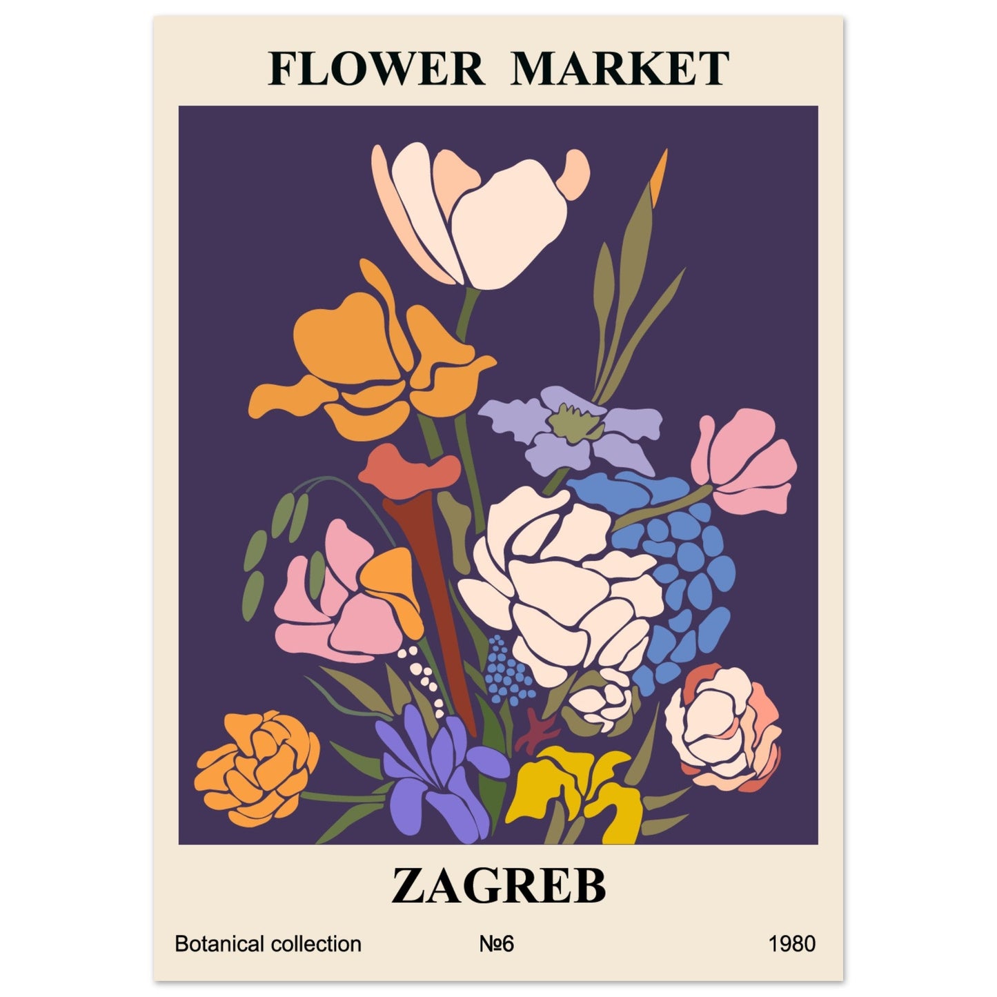 flower market - zagreb #poster# by ARTEXPRESSO