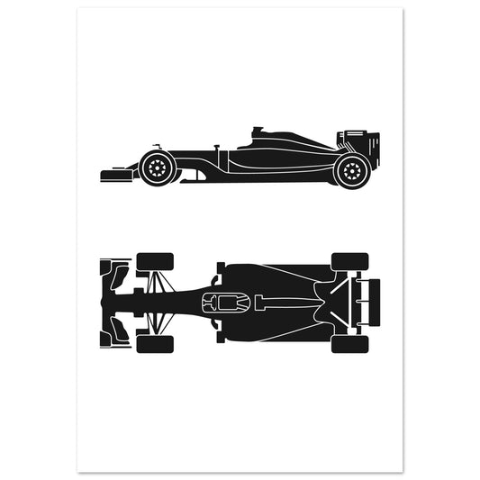 formula - black and white #poster# by ARTEXPRESSO