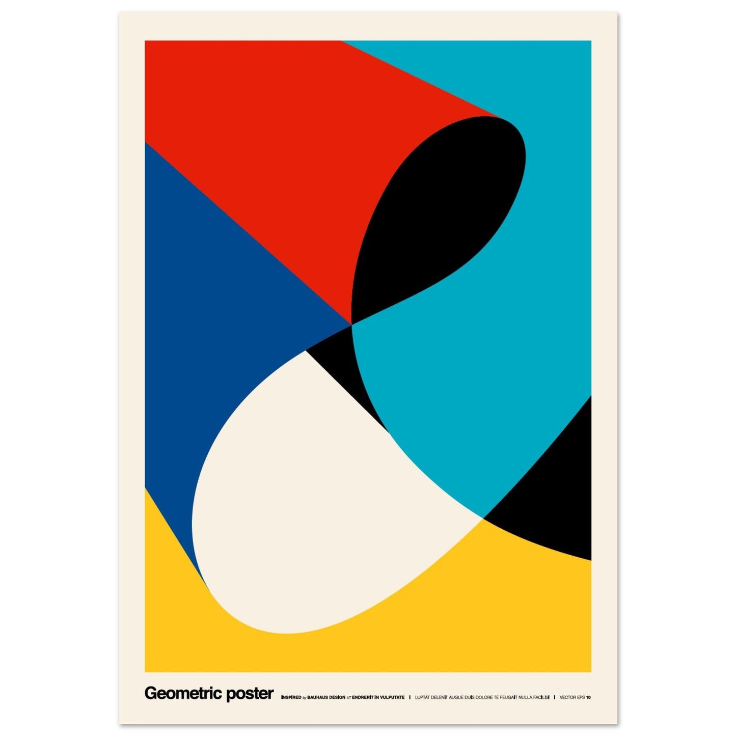 geometric poster 05 #poster# by ARTEXPRESSO