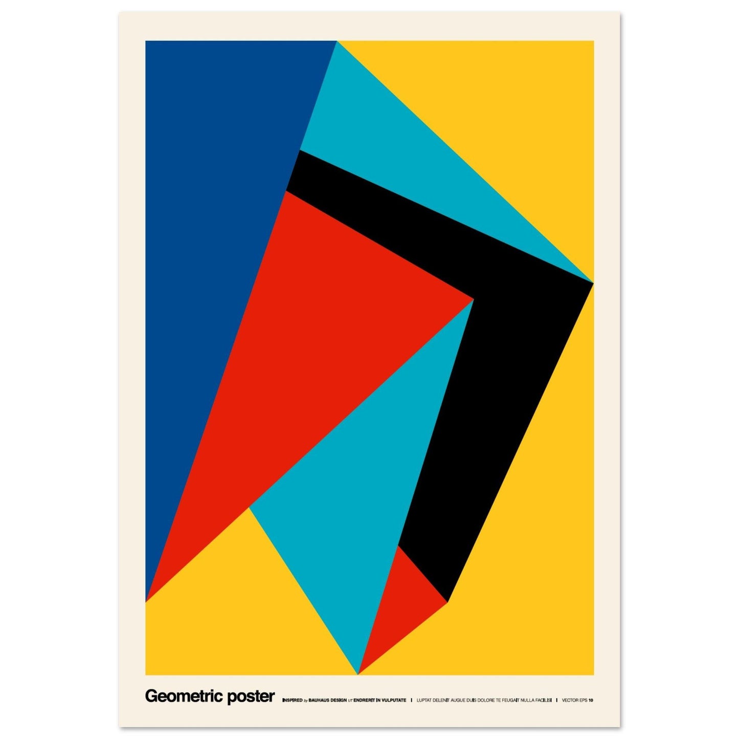 geometric poster 09 #poster# by ARTEXPRESSO