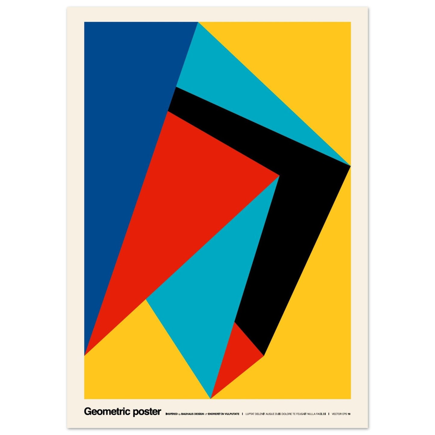 geometric poster 09 #poster# by ARTEXPRESSO