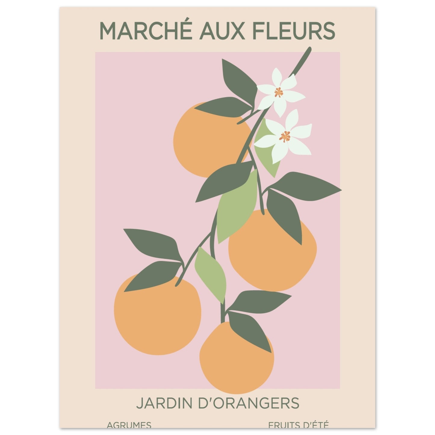 jardin d'orangers #poster# by ARTEXPRESSO