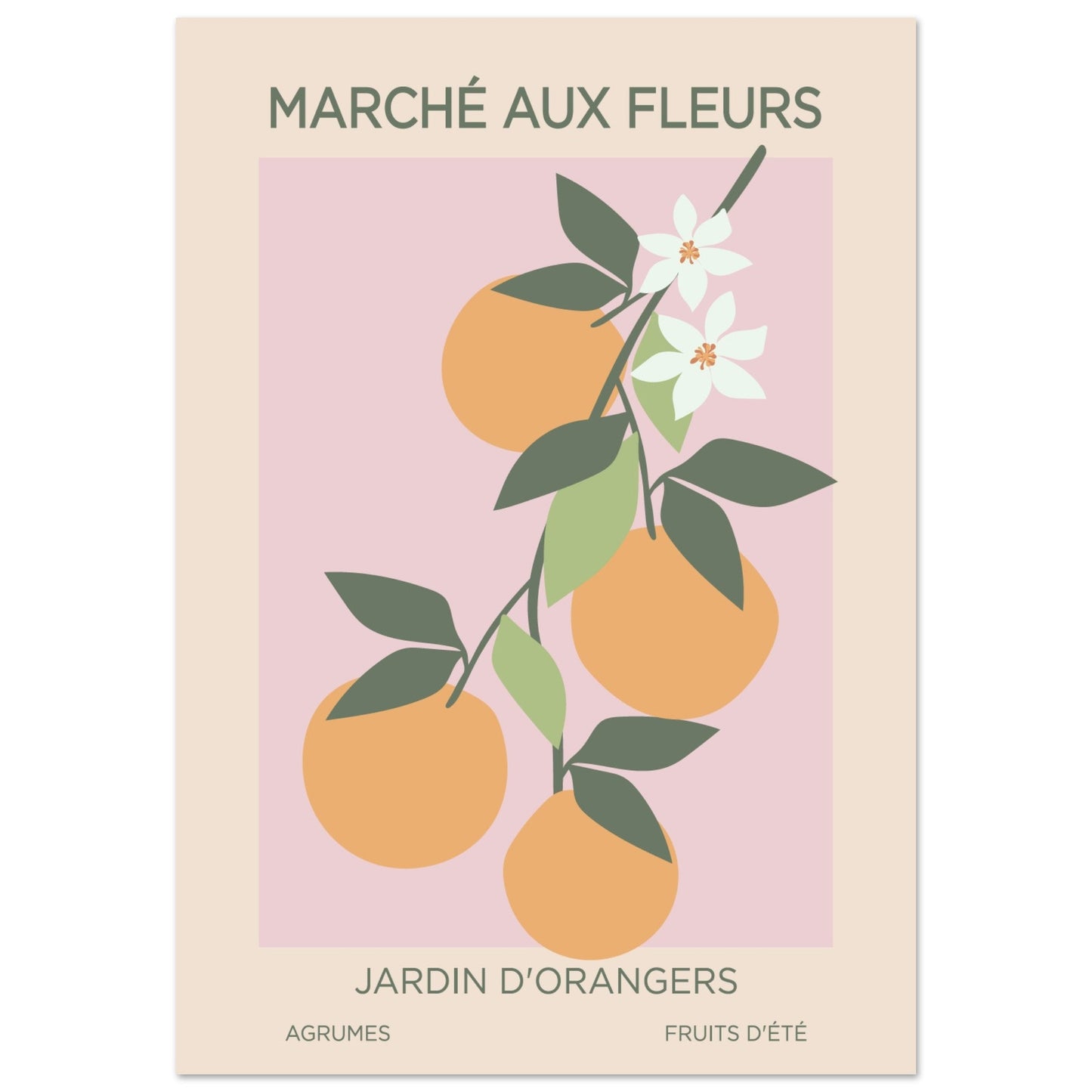 jardin d'orangers #poster# by ARTEXPRESSO