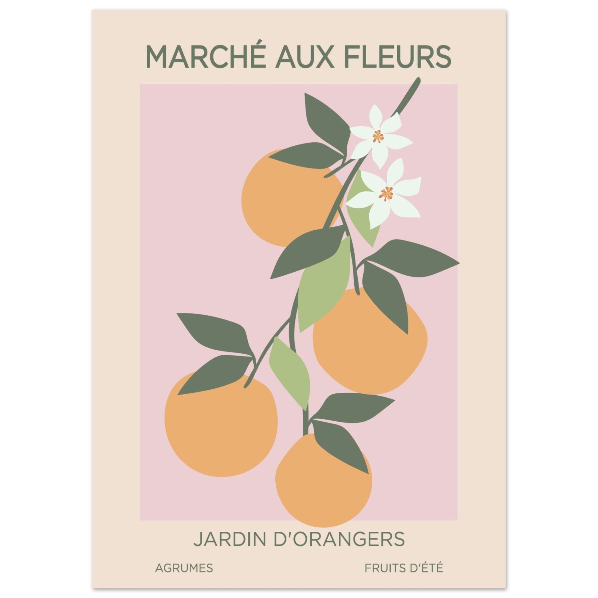 jardin d'orangers #poster# by ARTEXPRESSO