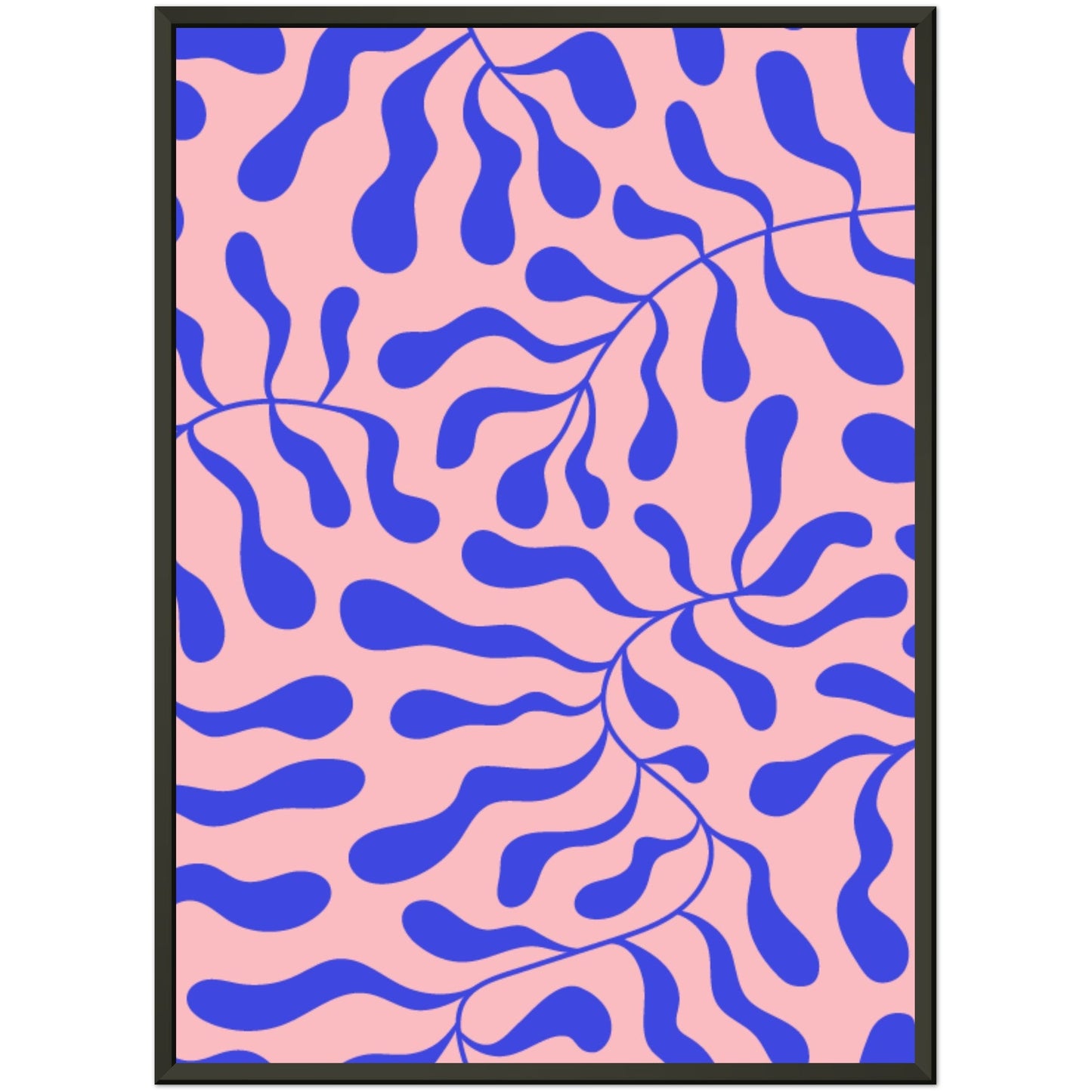 leafs - blue #poster# by ARTEXPRESSO