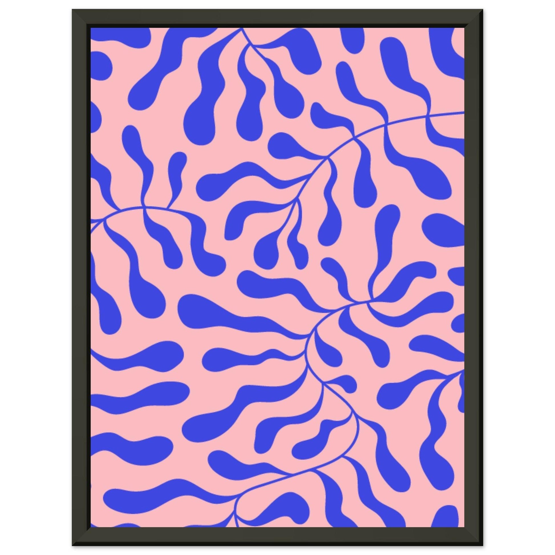 leafs - blue #poster# by ARTEXPRESSO