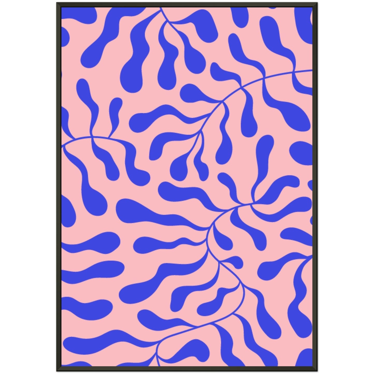 leafs - blue #poster# by ARTEXPRESSO