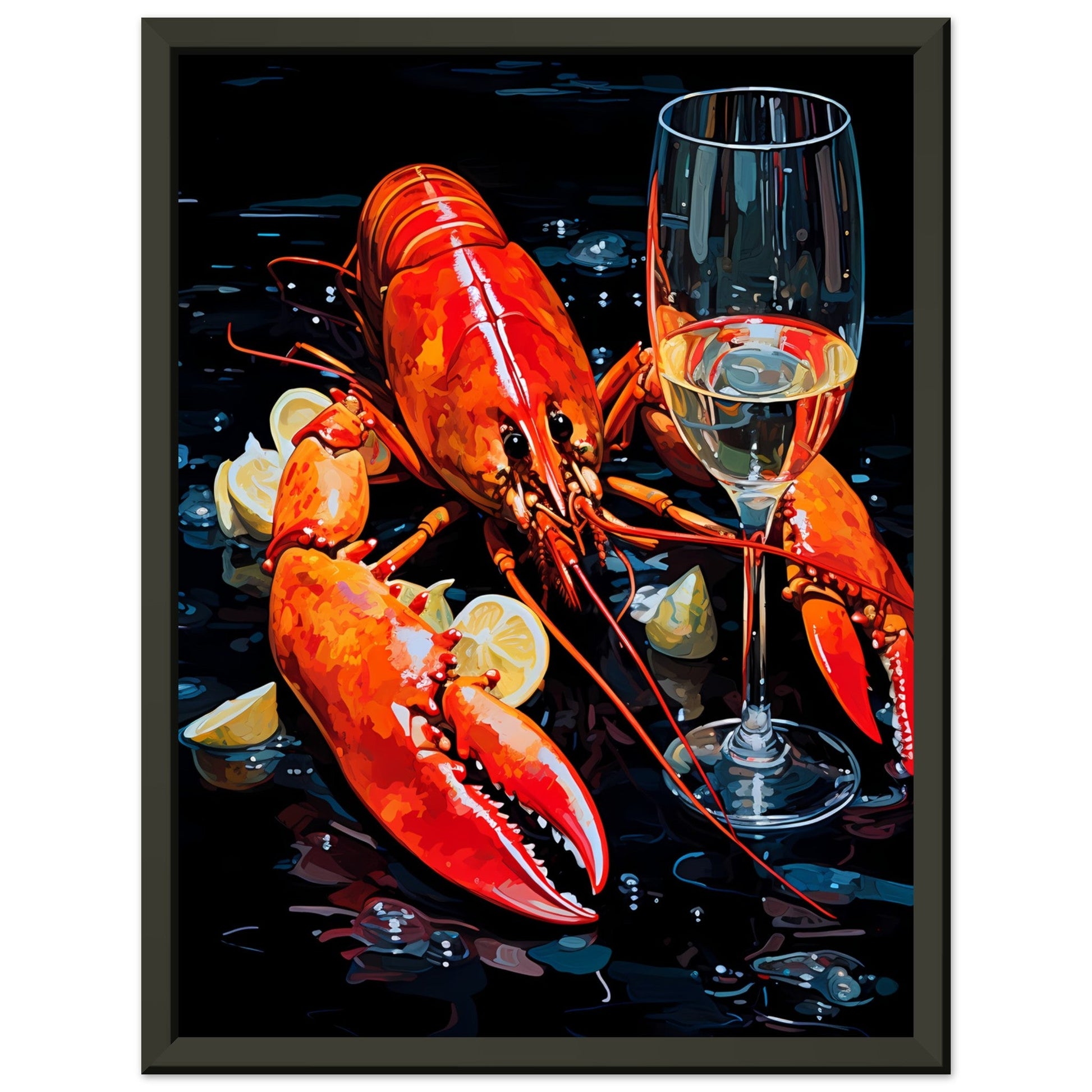 lobsters white vine #poster# by ARTEXPRESSO