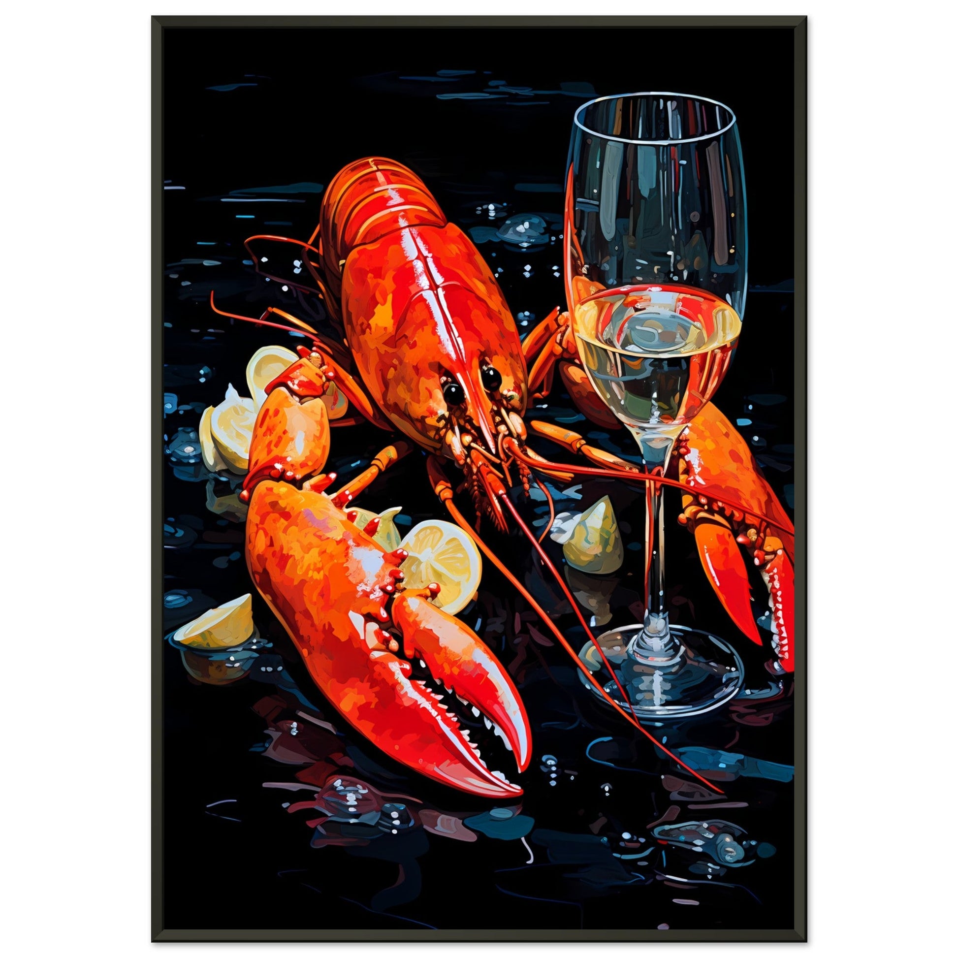 lobsters white vine #poster# by ARTEXPRESSO