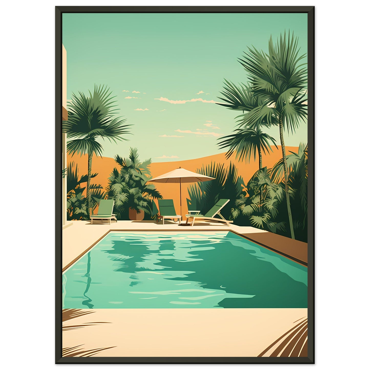 meet me by the pool #poster# by ARTEXPRESSO