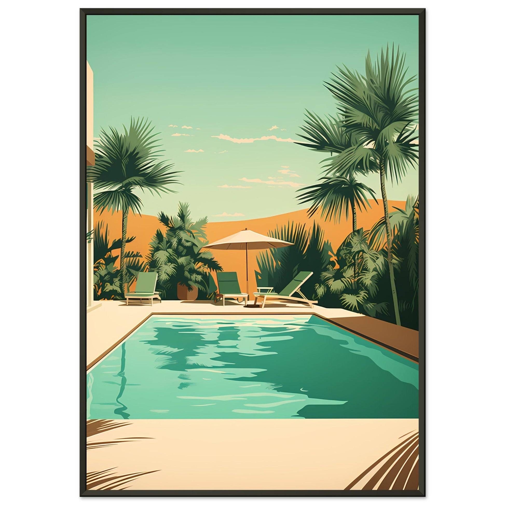 meet me by the pool #poster# by ARTEXPRESSO