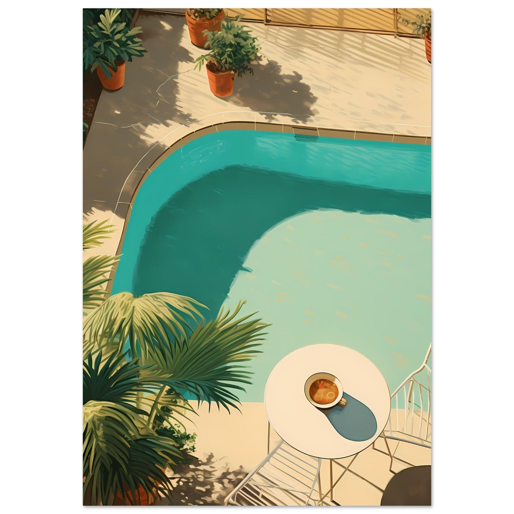 meet me by the pool #poster# by ARTEXPRESSO