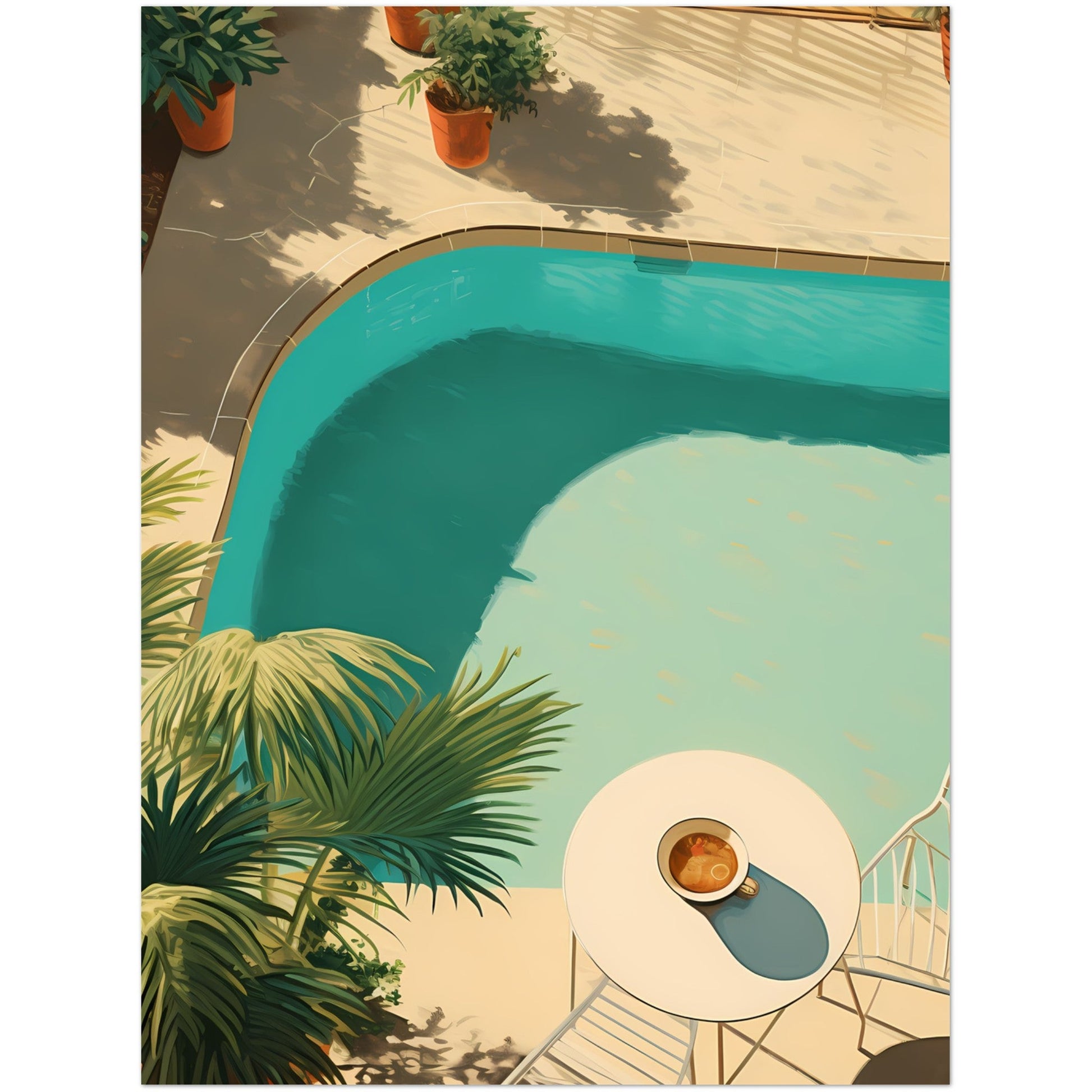 meet me by the pool #poster# by ARTEXPRESSO