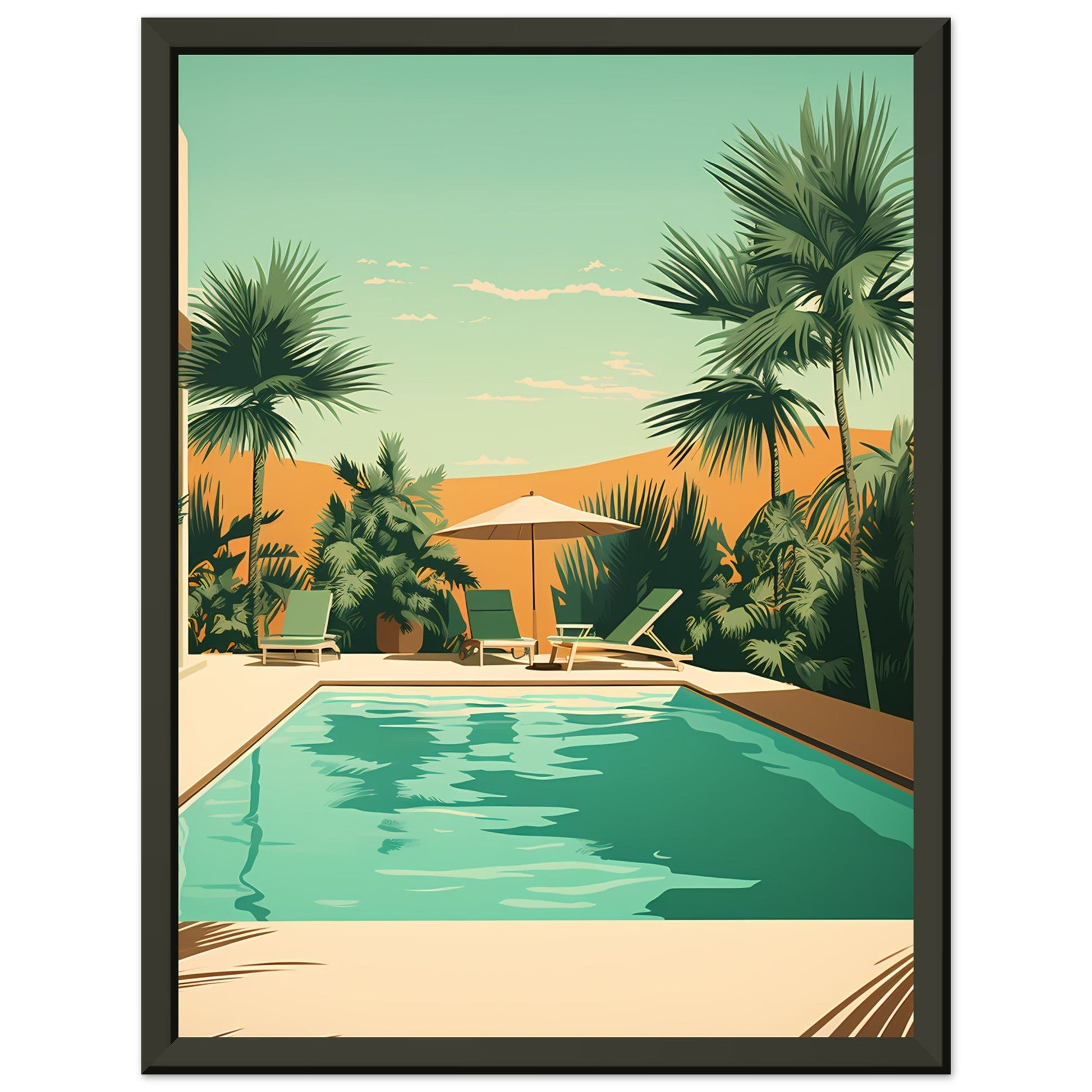 meet me by the pool #poster# by ARTEXPRESSO