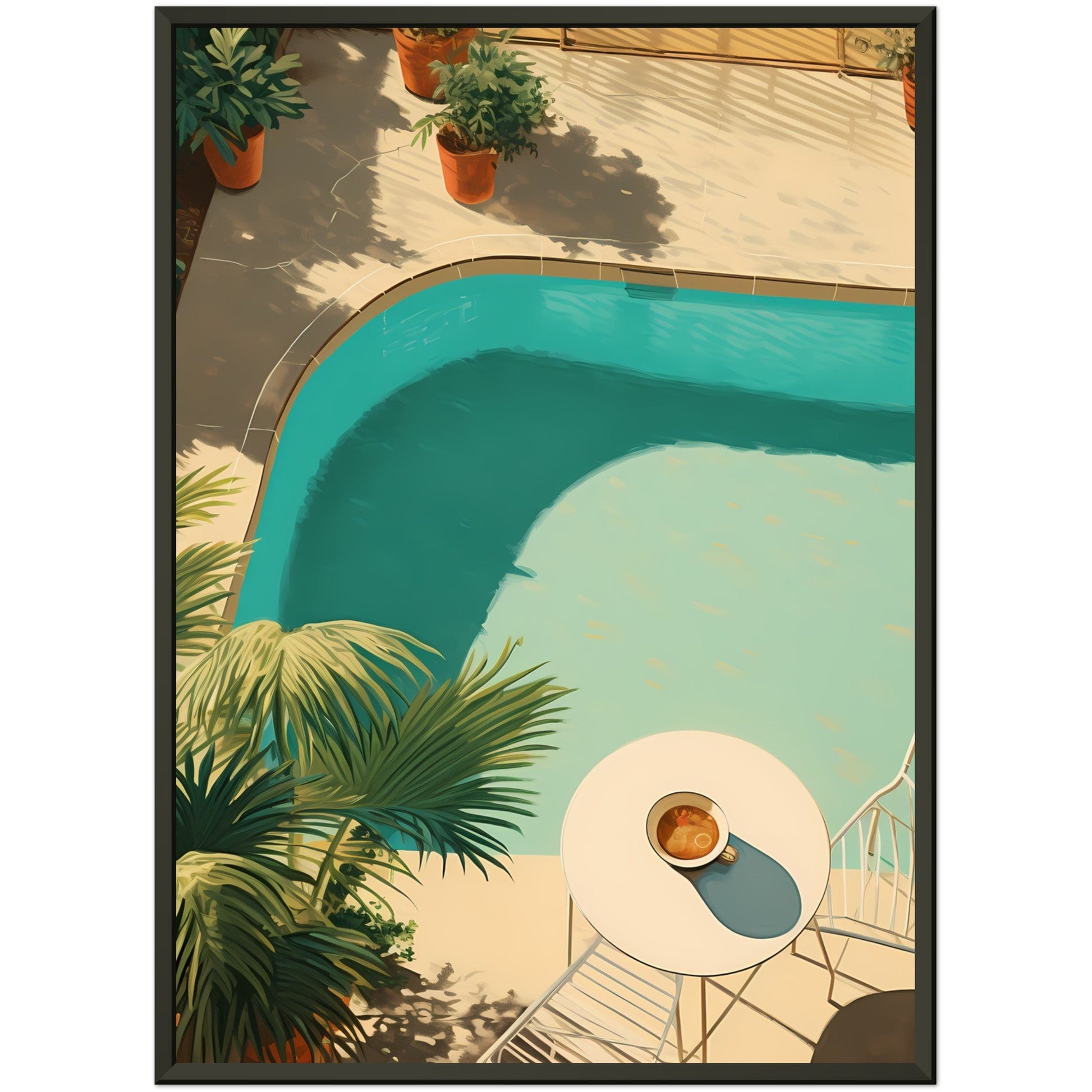 meet me by the pool #poster# by ARTEXPRESSO