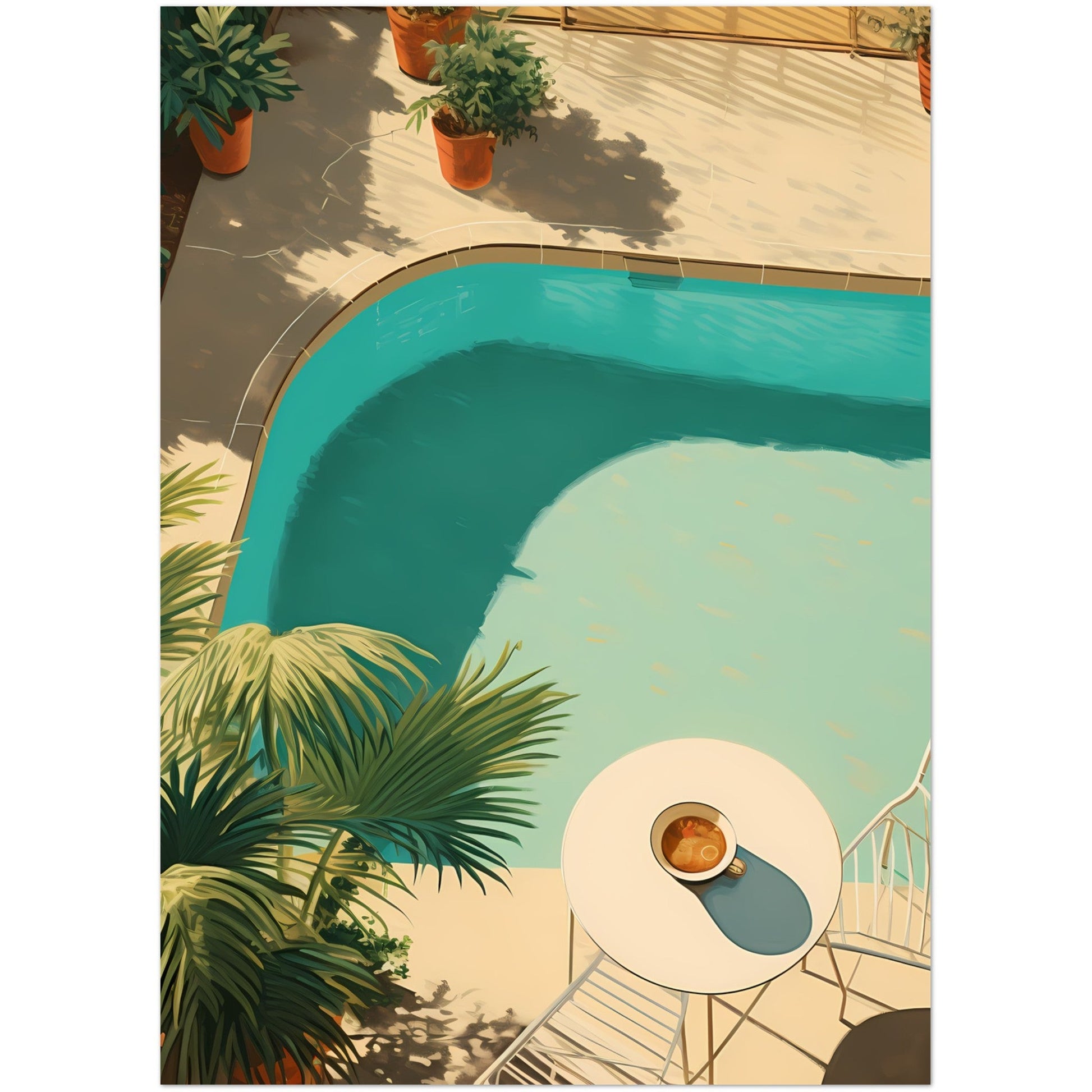 meet me by the pool #poster# by ARTEXPRESSO