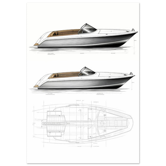 motorboat 01 #poster# by ARTEXPRESSO