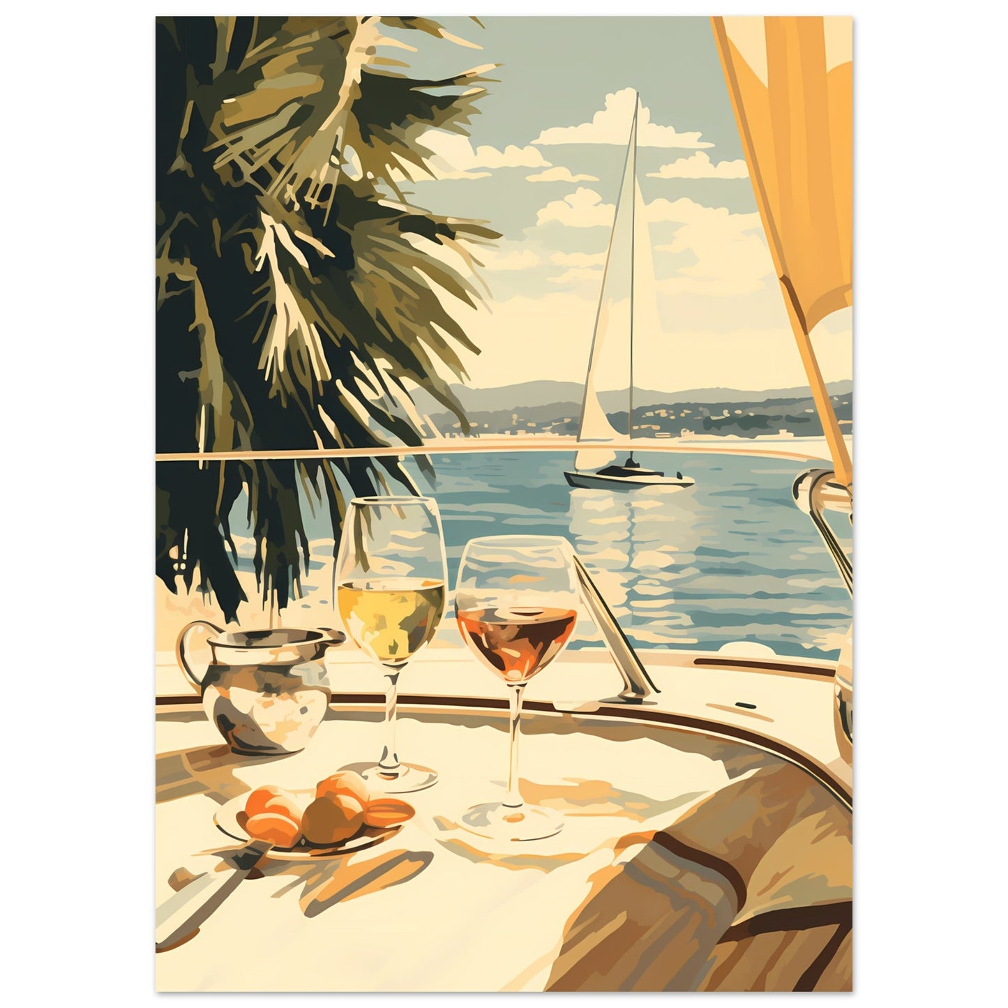 sailing n' wine #poster# by ARTEXPRESSO