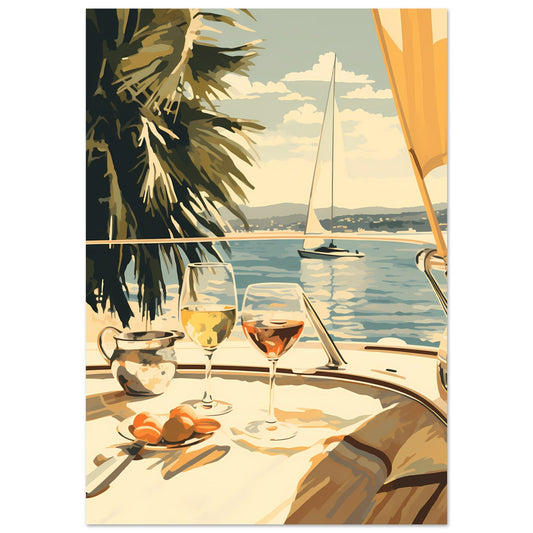 sailing n' wine #poster# by ARTEXPRESSO